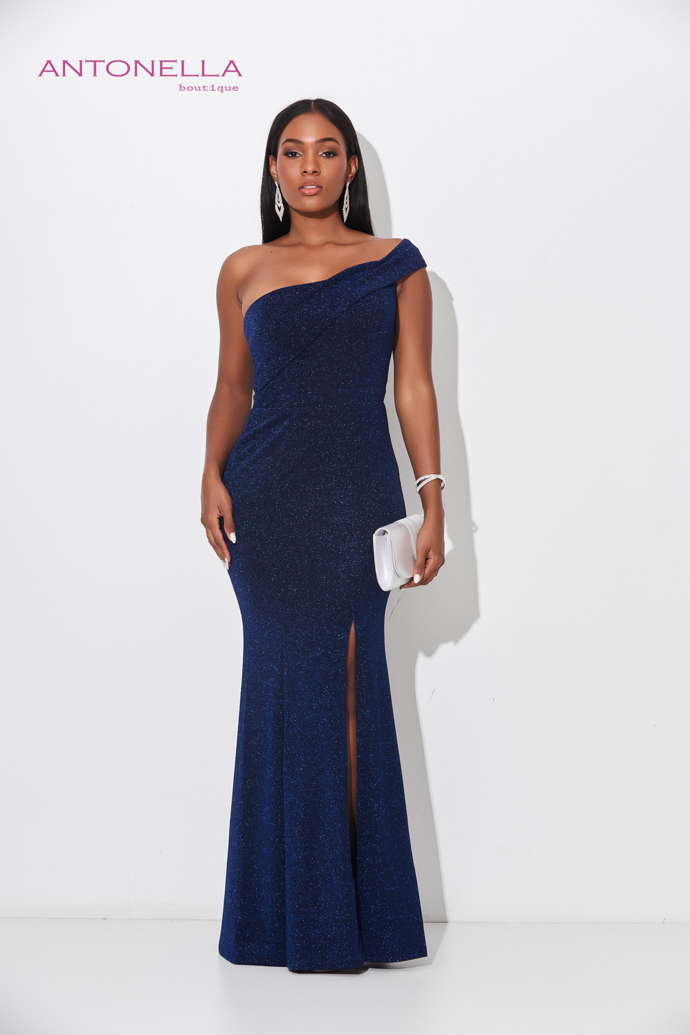 Vestido Gala Azul Marino – foto 1