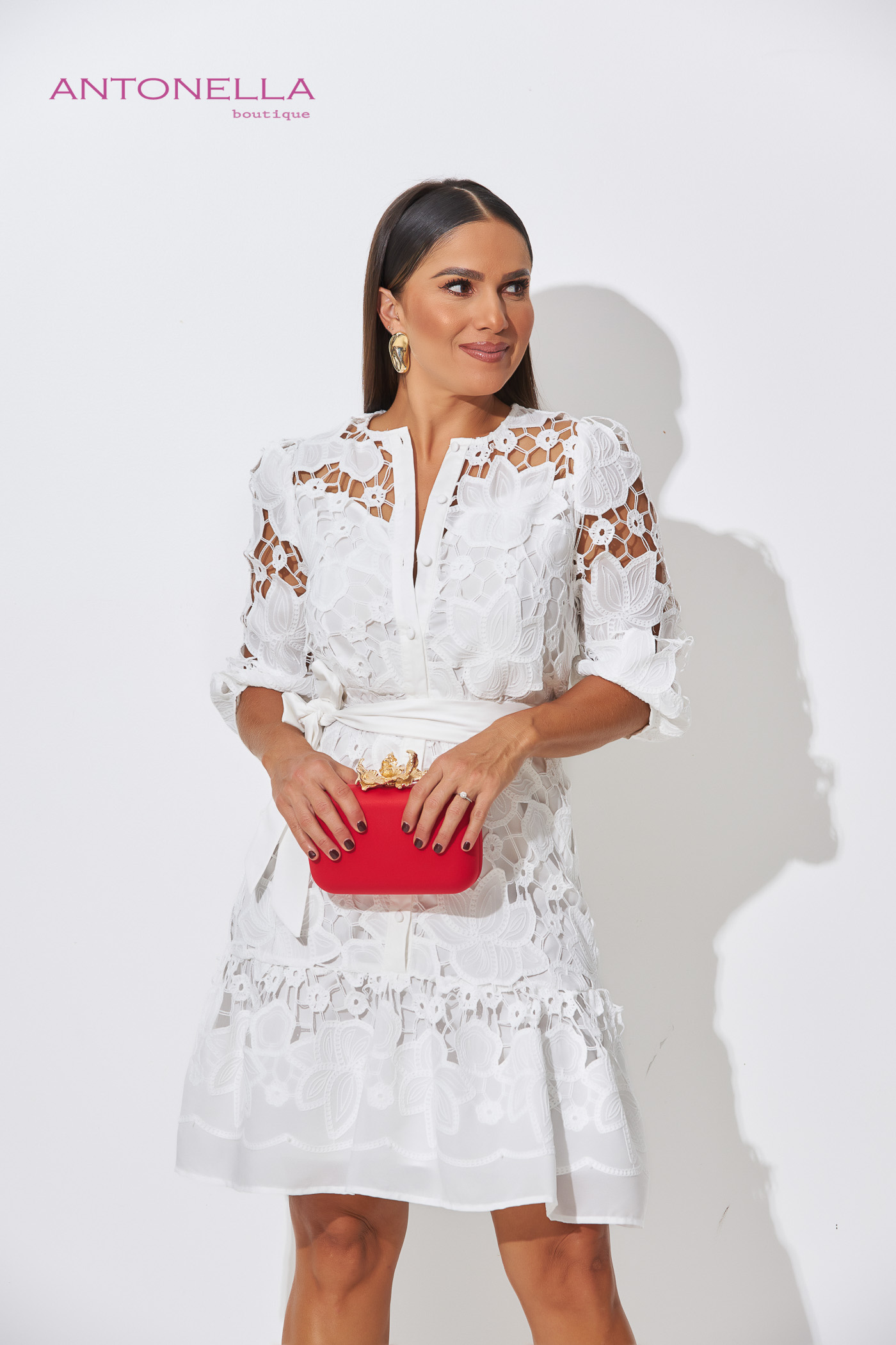 Vestido Midi Blanco Librete – foto 2