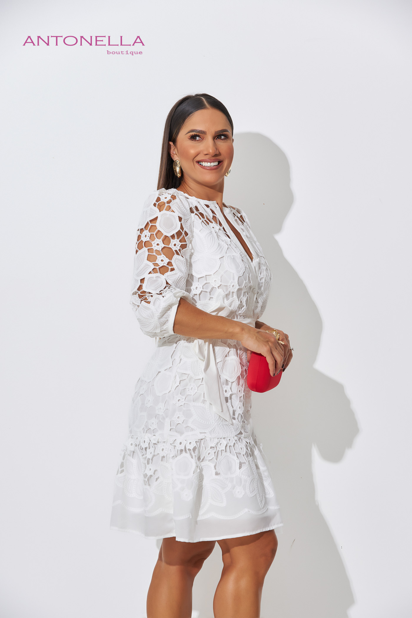 Vestido Midi Blanco Librete – foto 4
