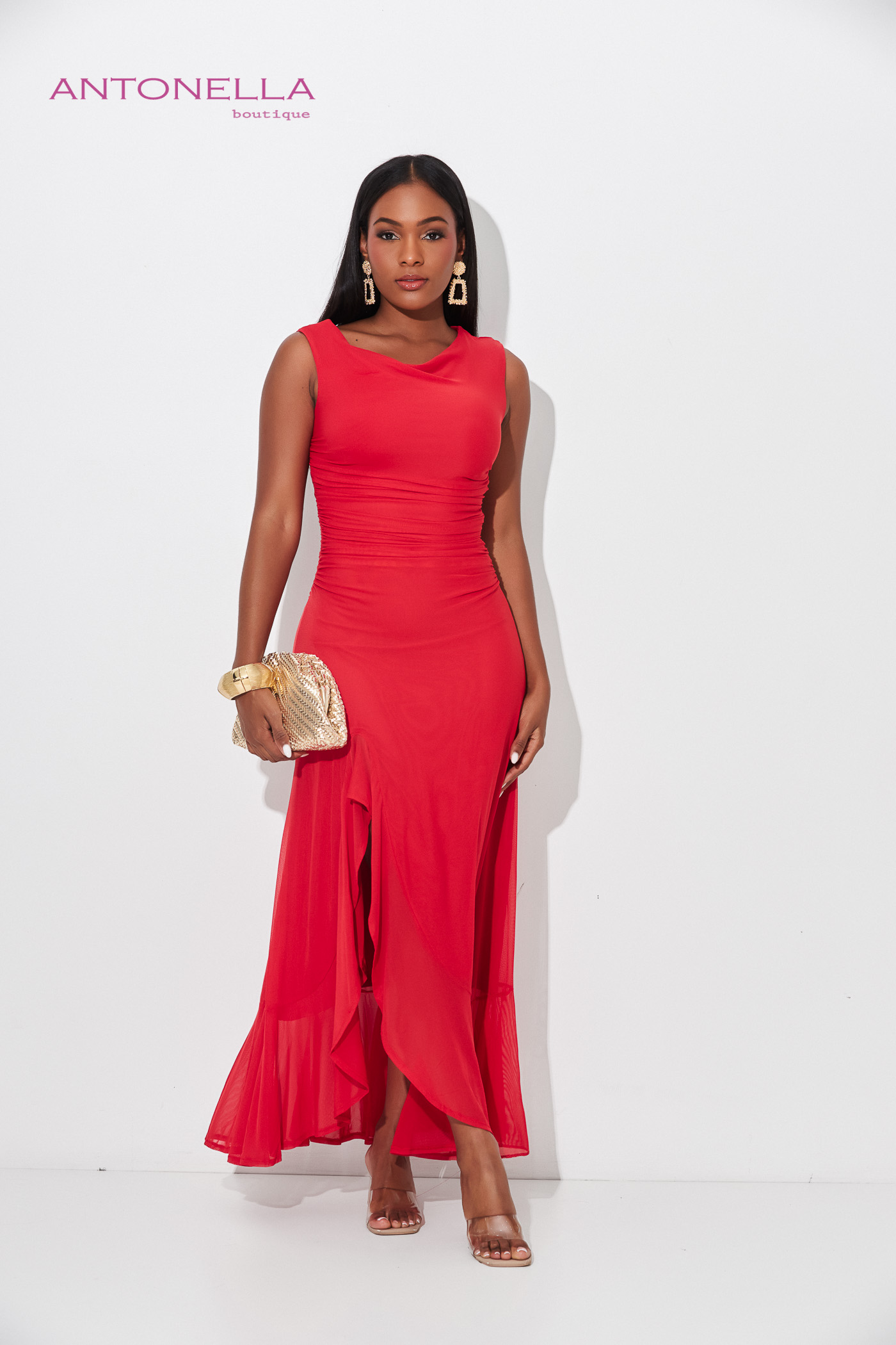 Vestido Largo Rojo – foto 1