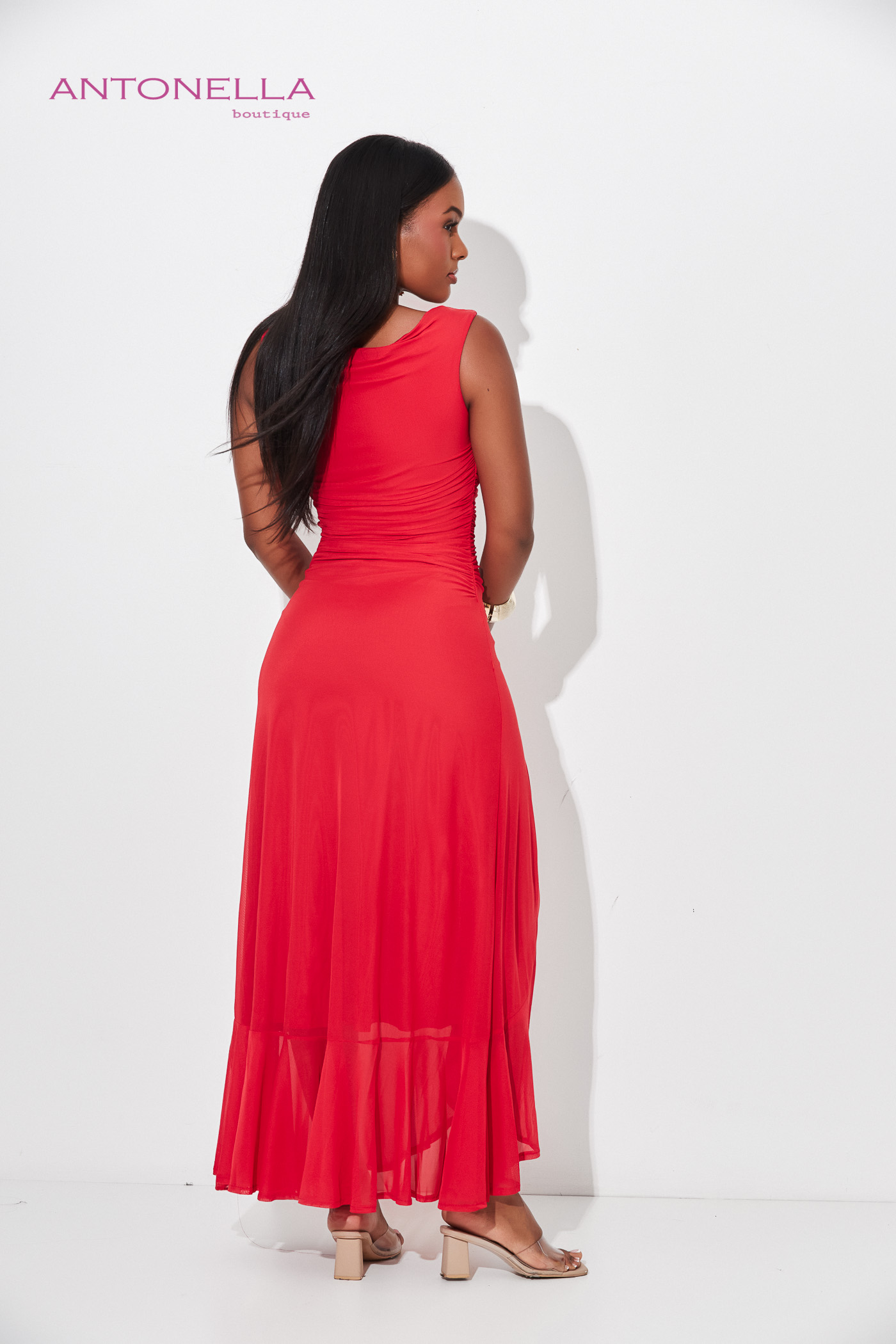 Vestido Largo Rojo – foto 4
