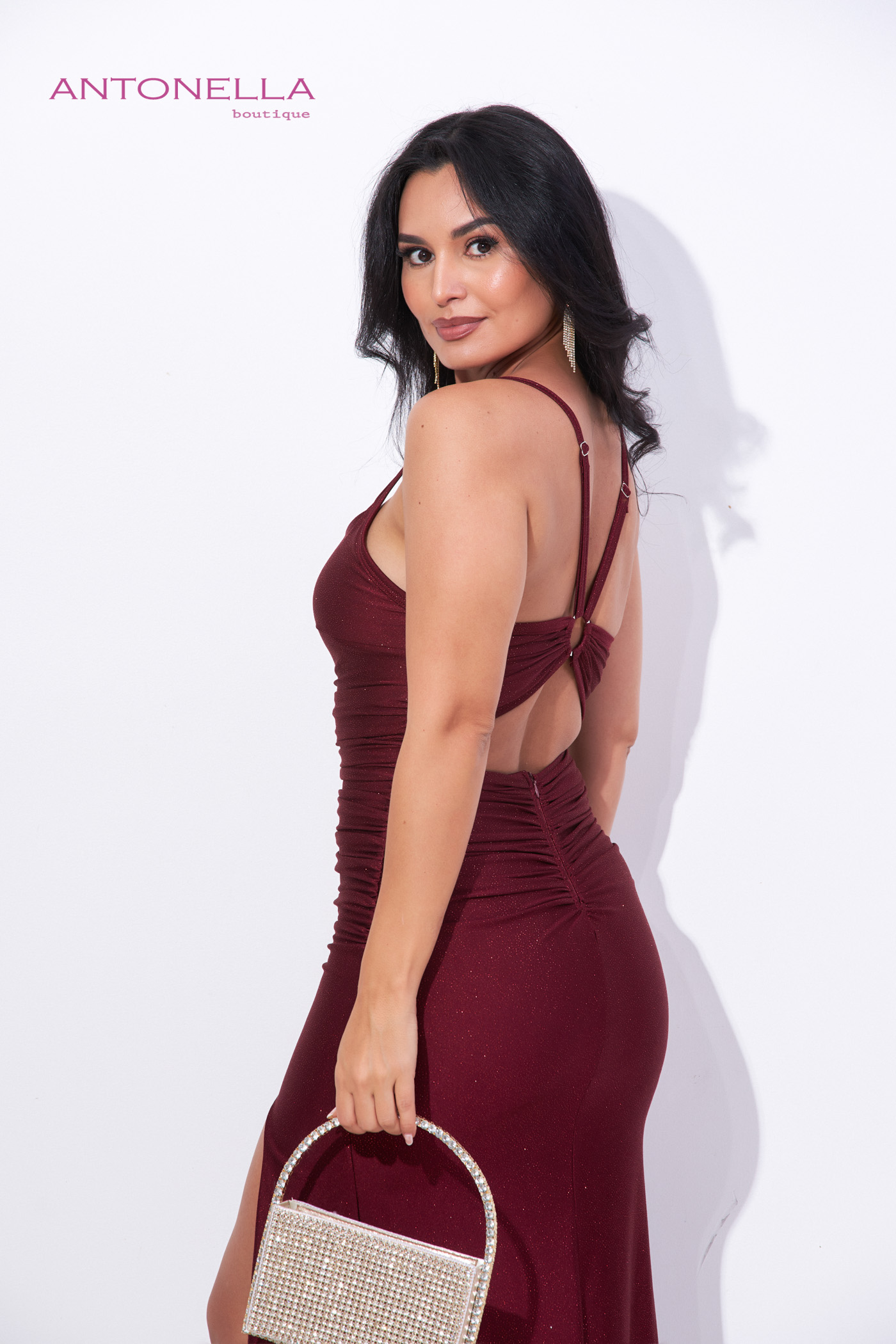 Vestido Gala Vino Brillo – foto 4