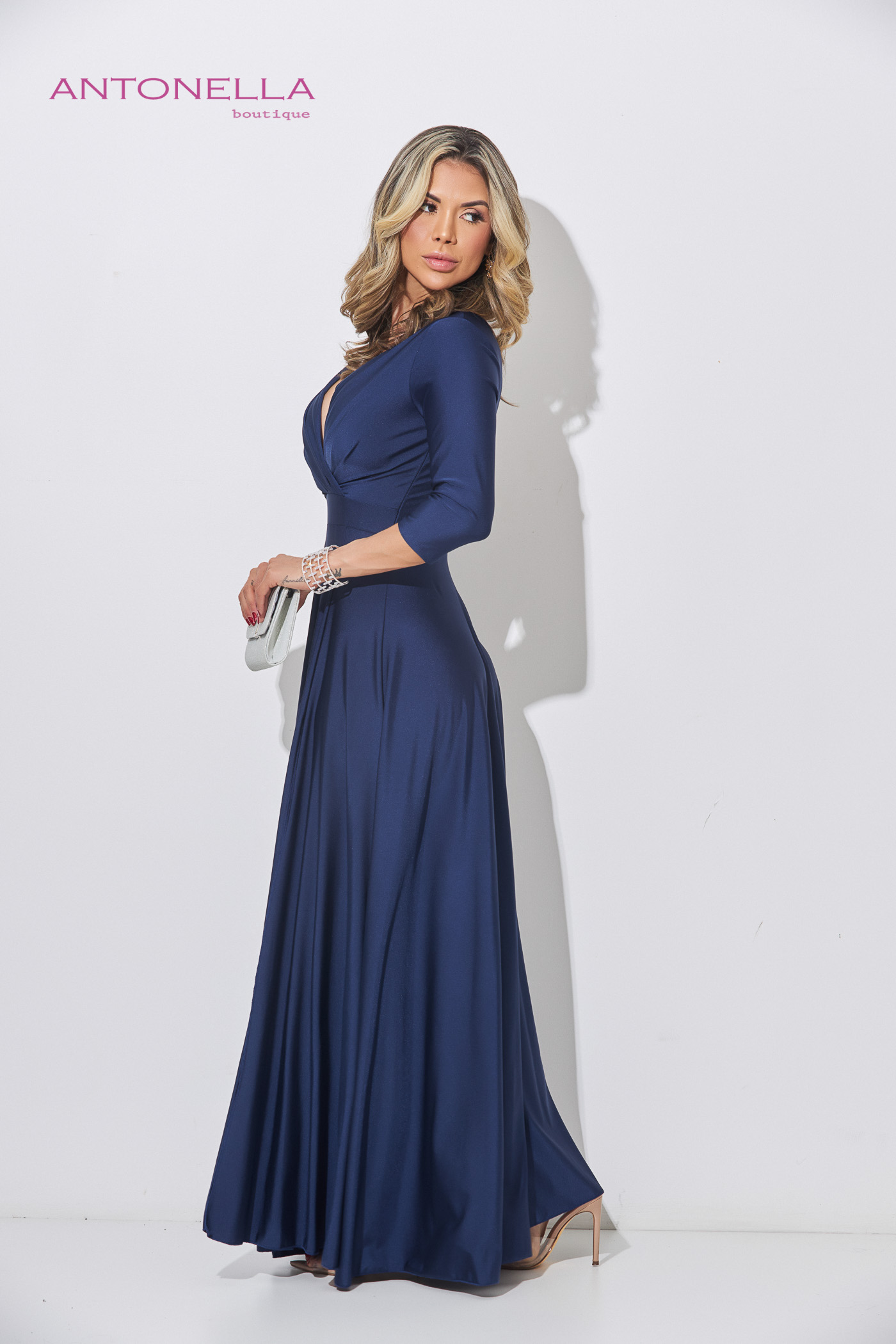 Vestido Gala Azul Marino – foto 5