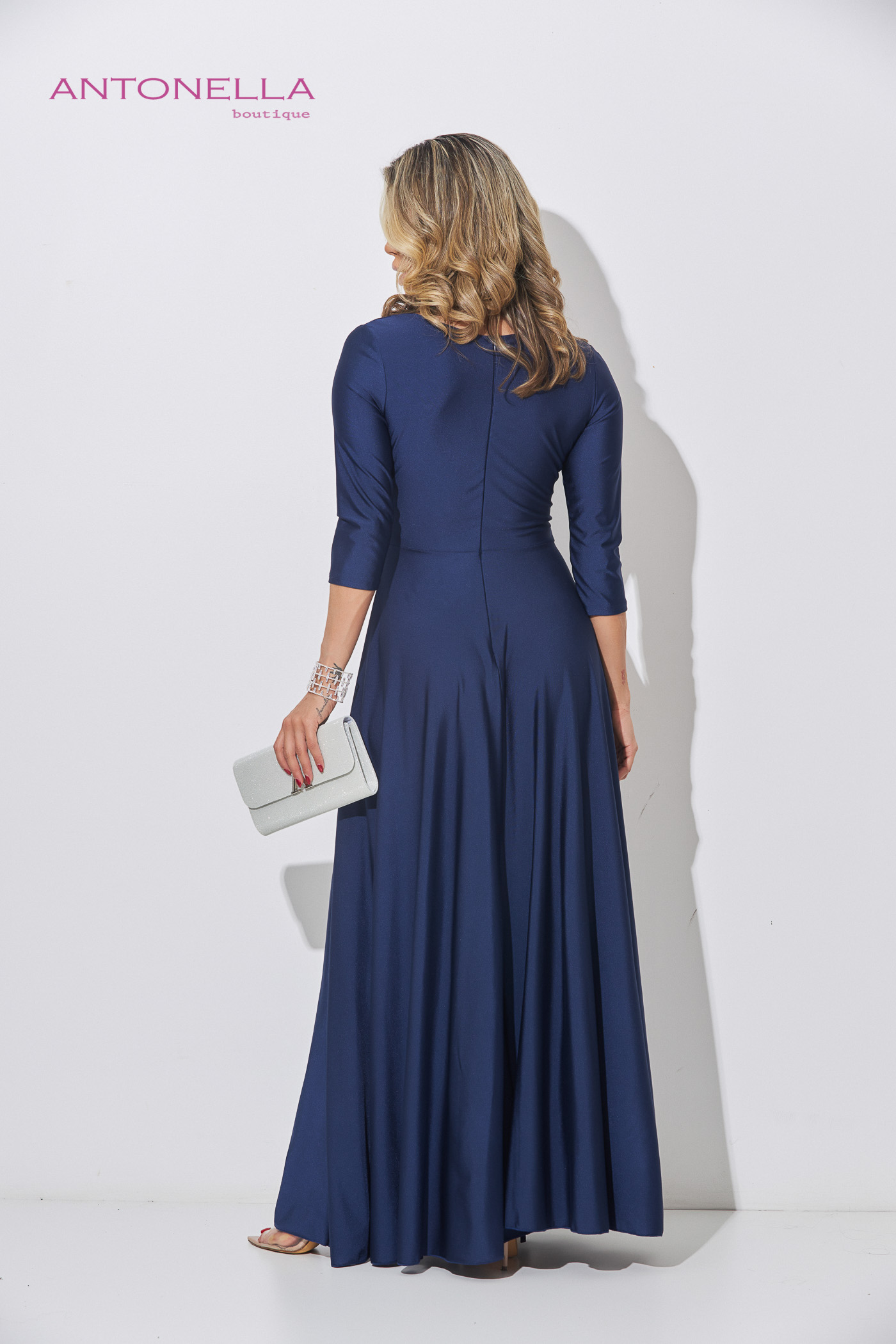 Vestido Gala Azul Marino – foto 6