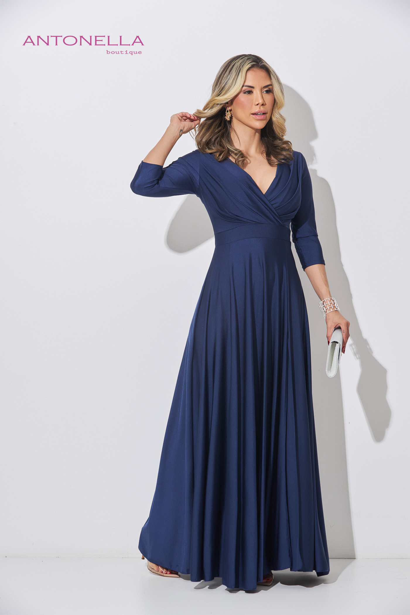 Vestido Gala Azul Marino – foto 7