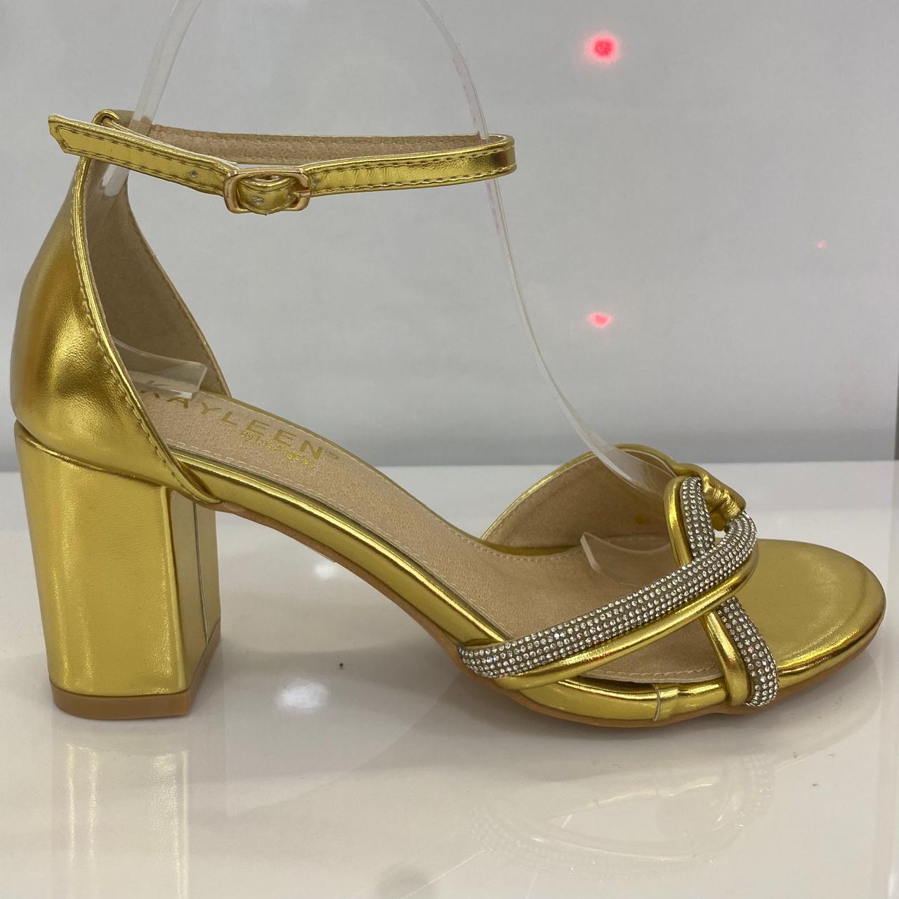 Sandalia De Gala Gold