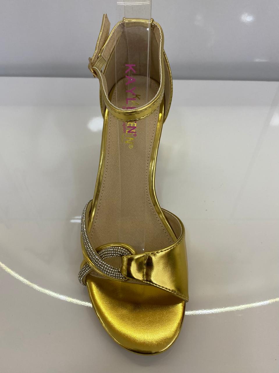 Sandalia De Gala Gold