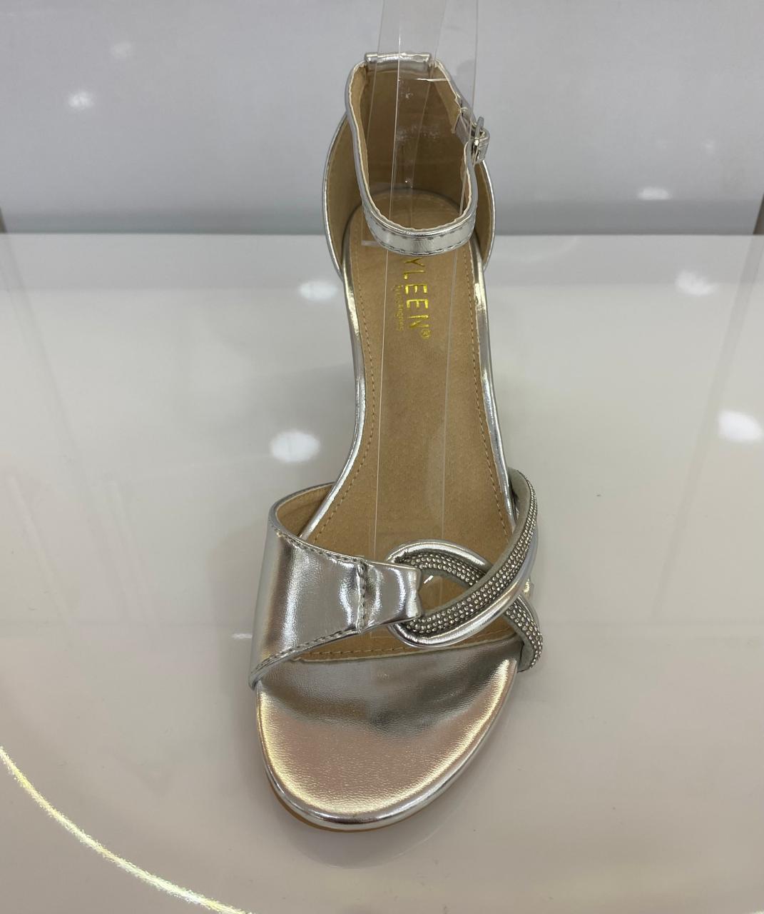 Sandalia De Gala Silver