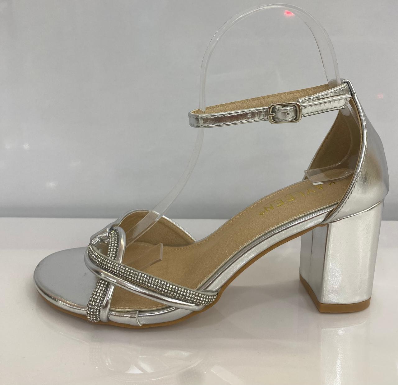 Sandalia De Gala Silver