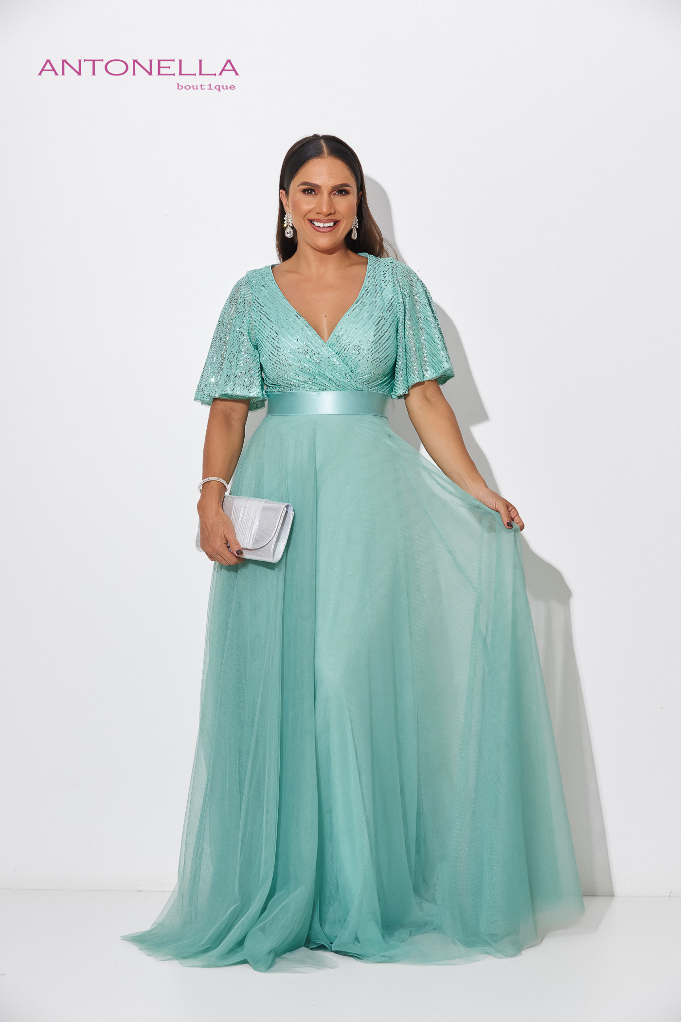 Vestido Gala Menta – foto 1