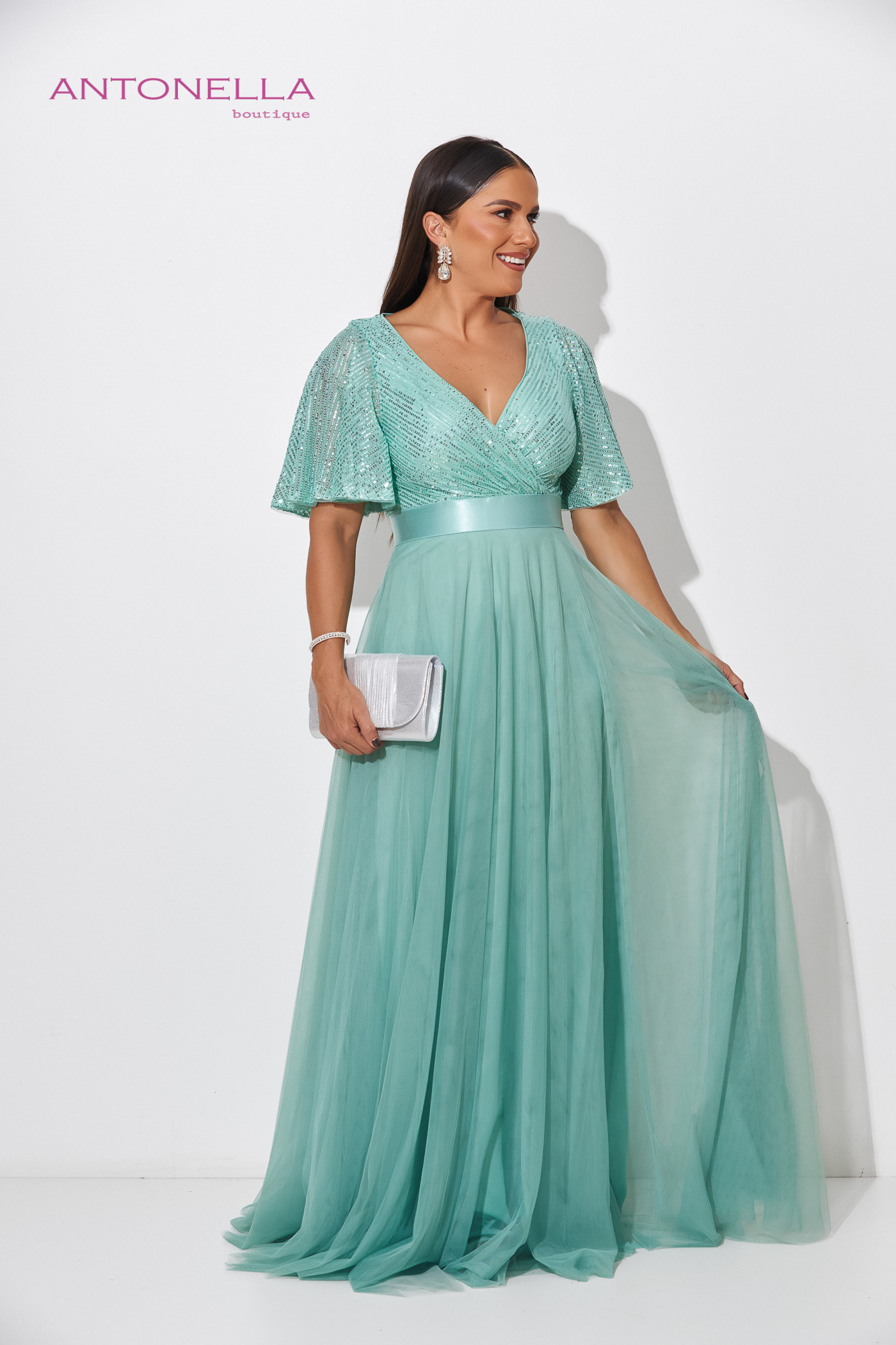Vestido Gala Menta – foto 5