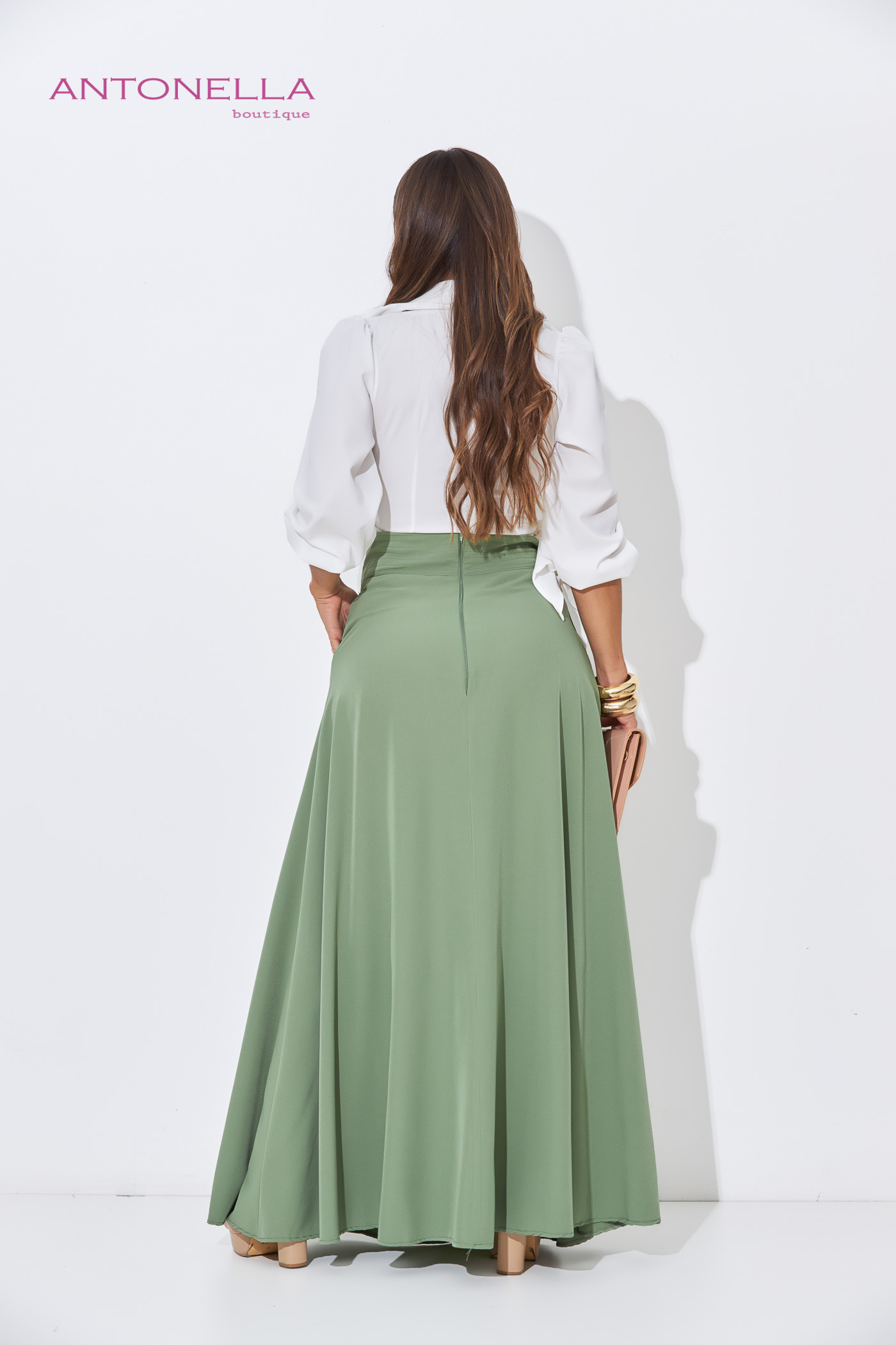 Falda Verde Olivo – foto 3