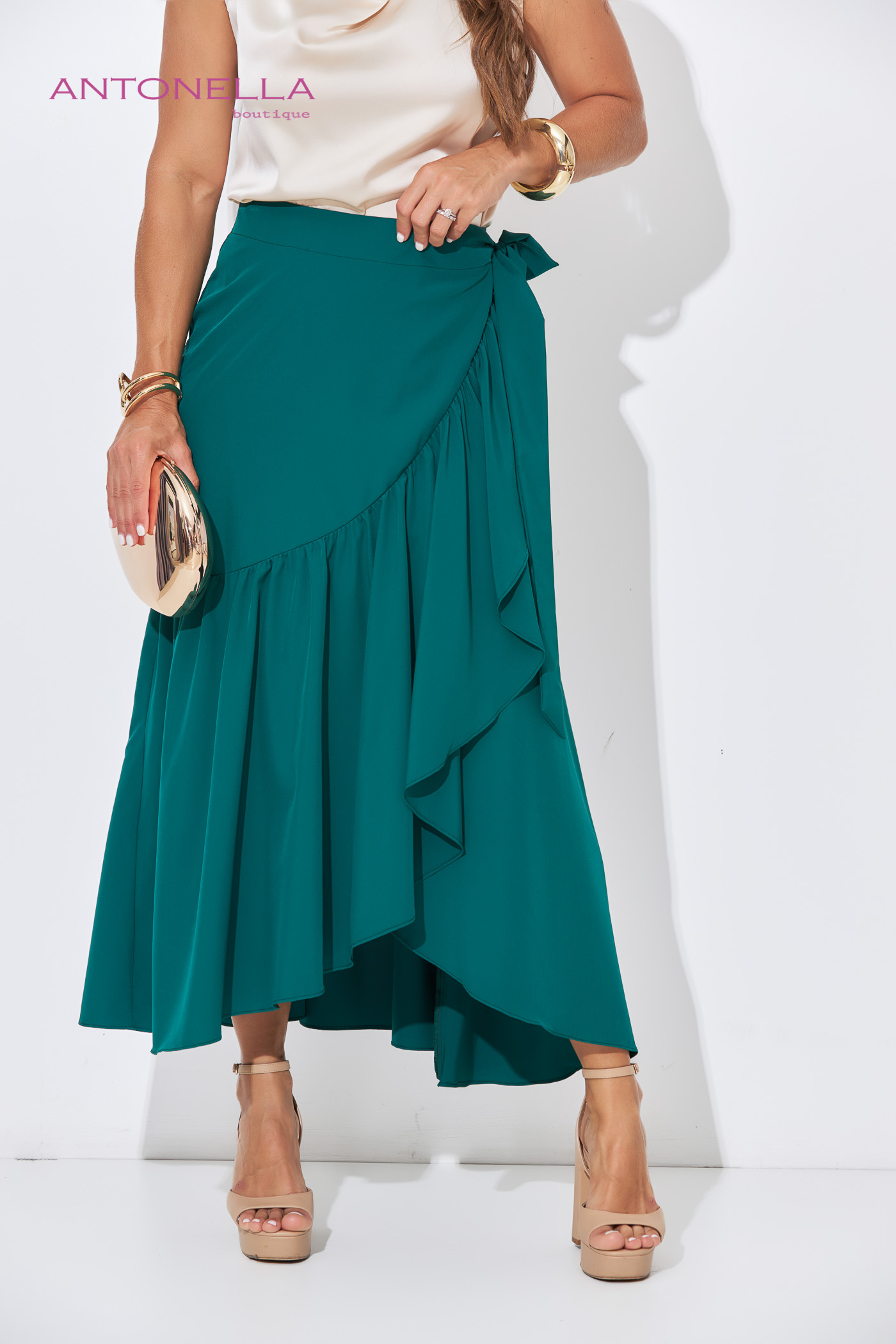 Falda Verde Esmeralda – foto 2