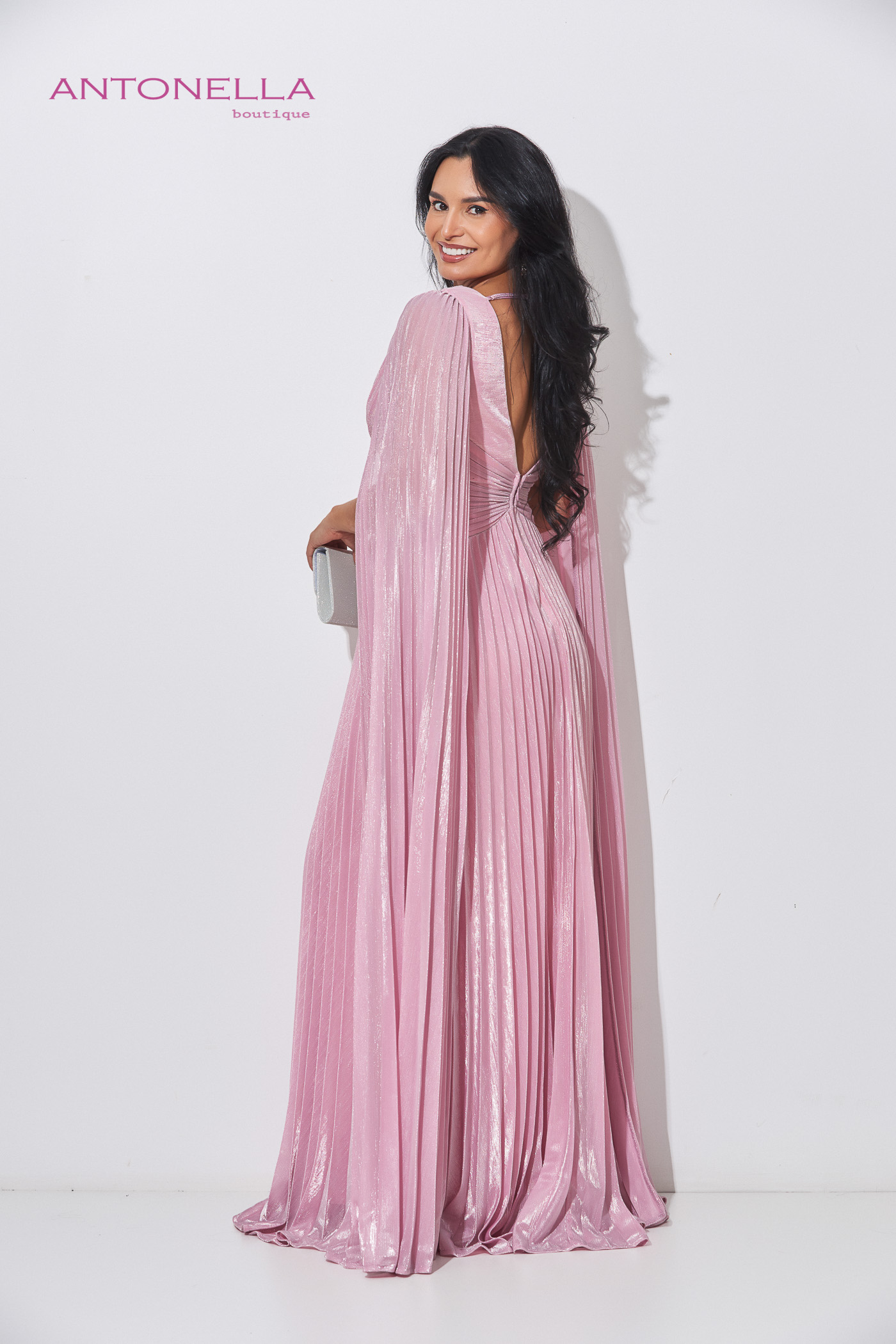 Vestido Gala Rosado Brillo – foto 5