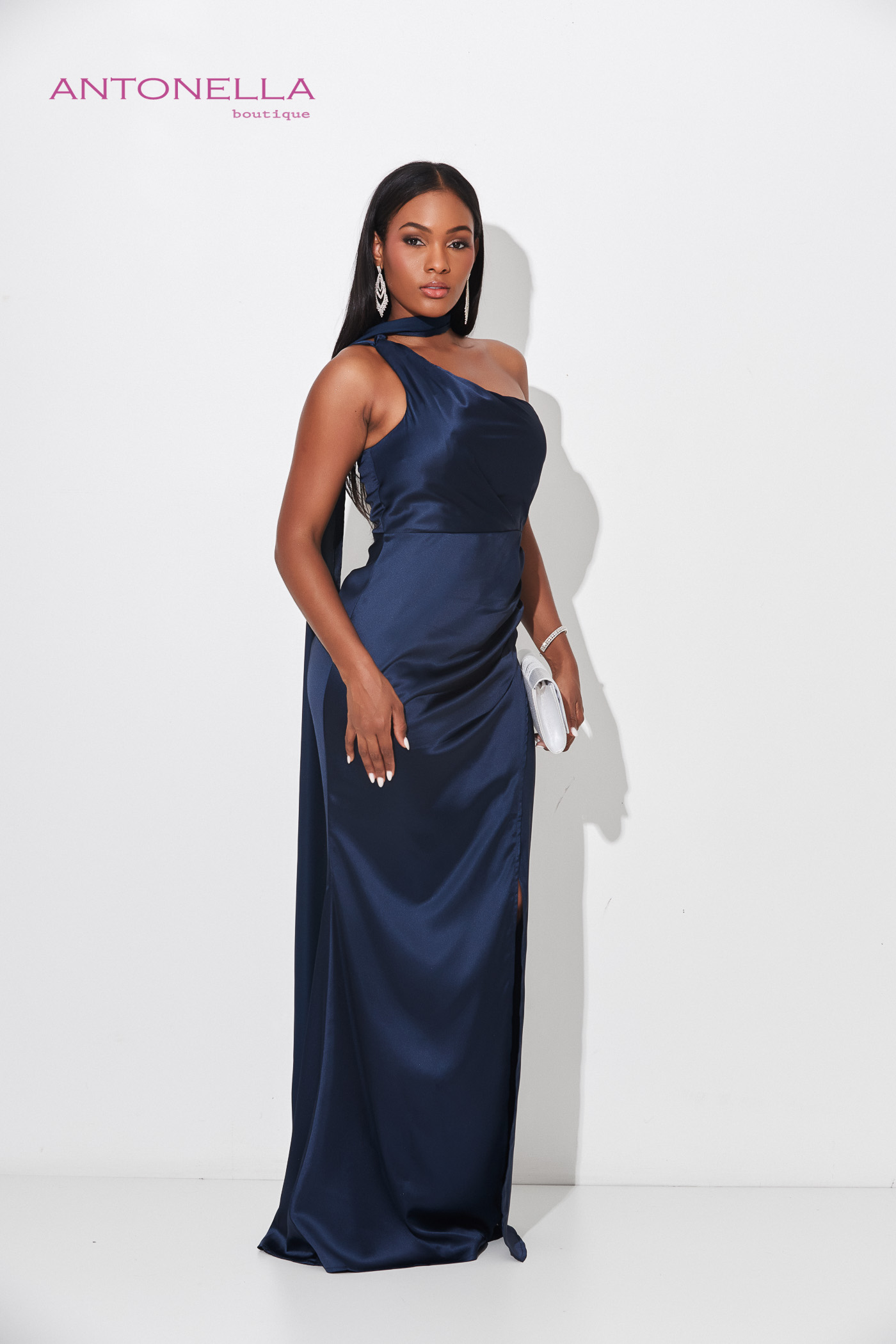 Vestido Gala Azul Marino – foto 6