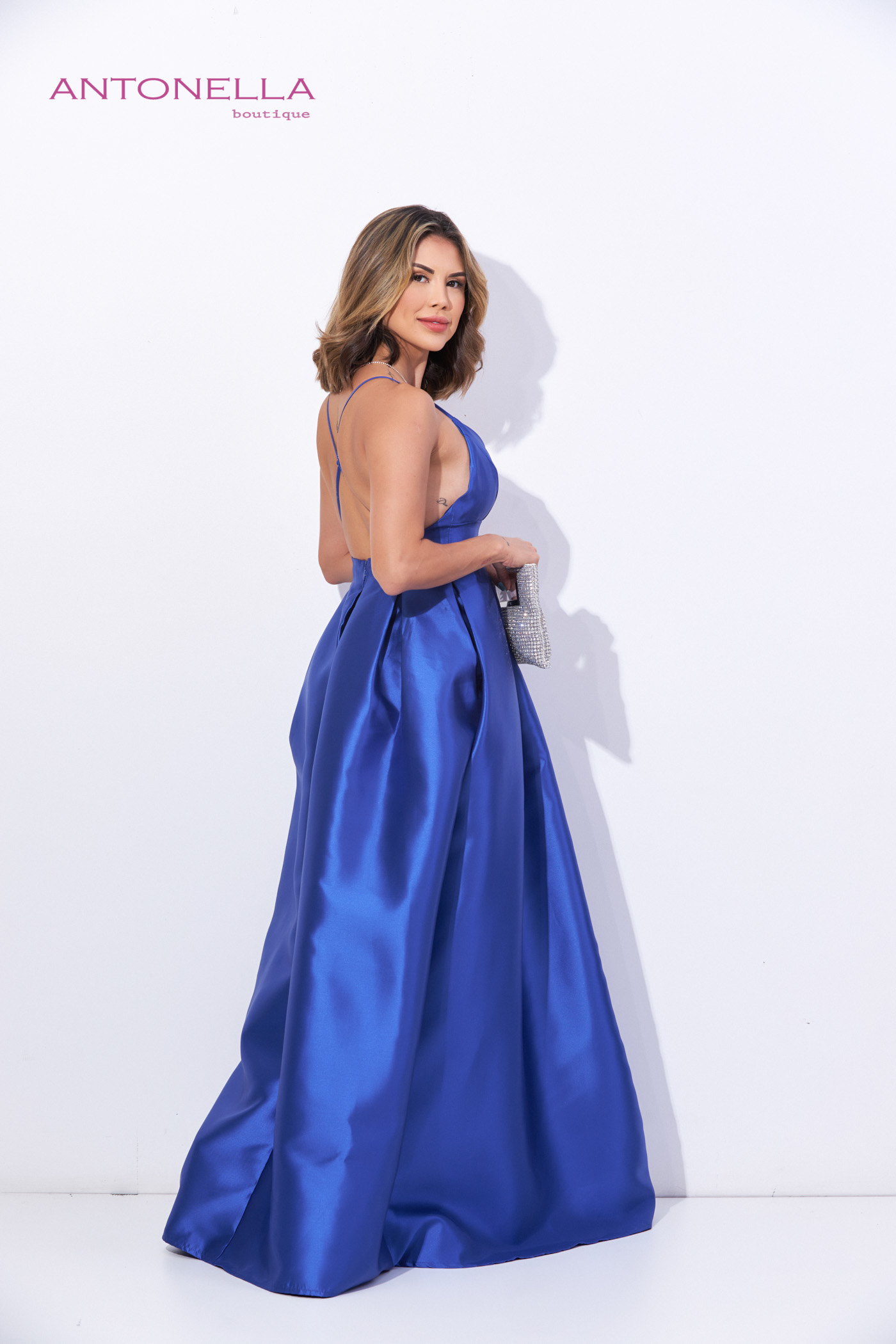 Vestido Gala Azul Rey – foto 3