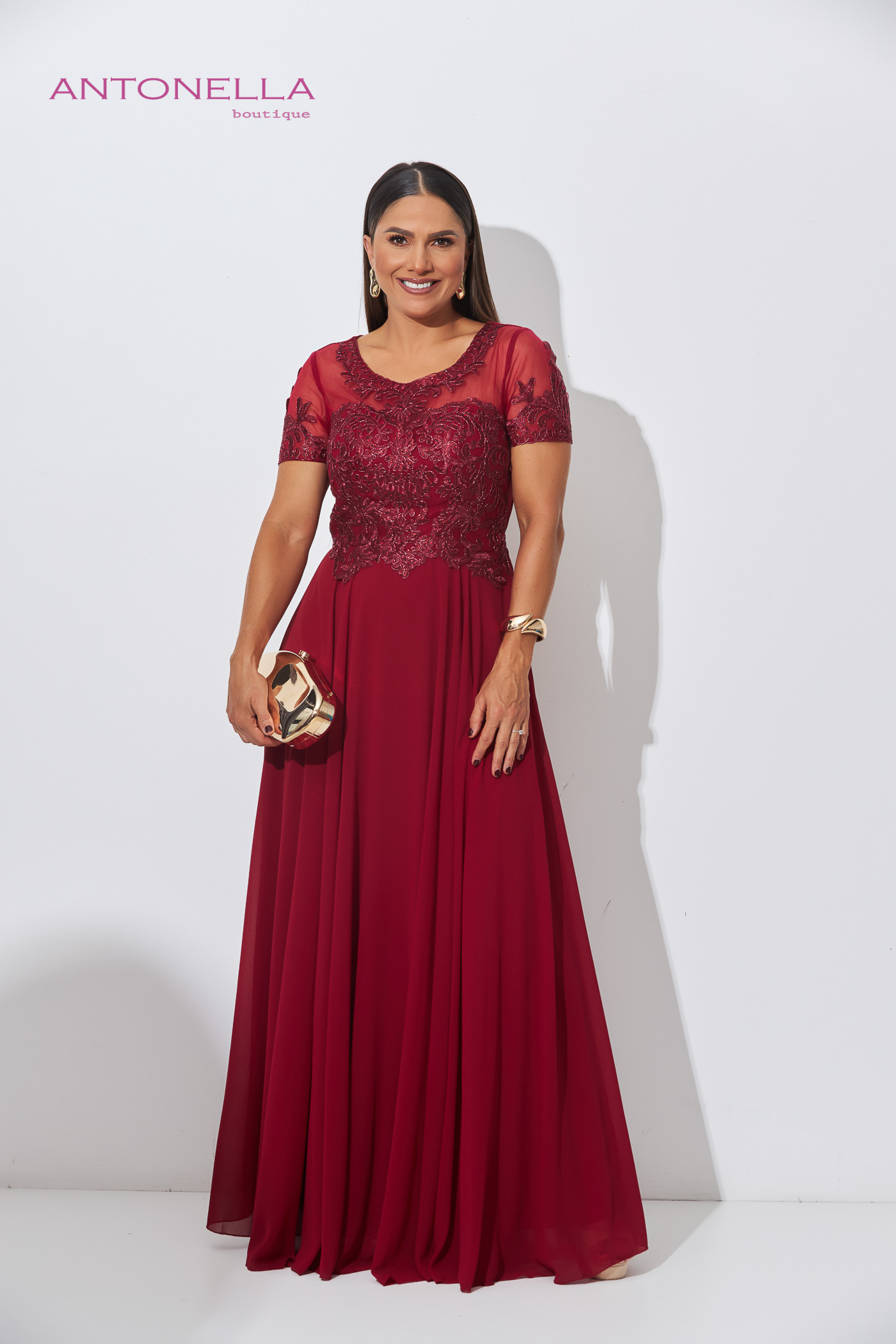 Vestido Gala Vino – foto 1