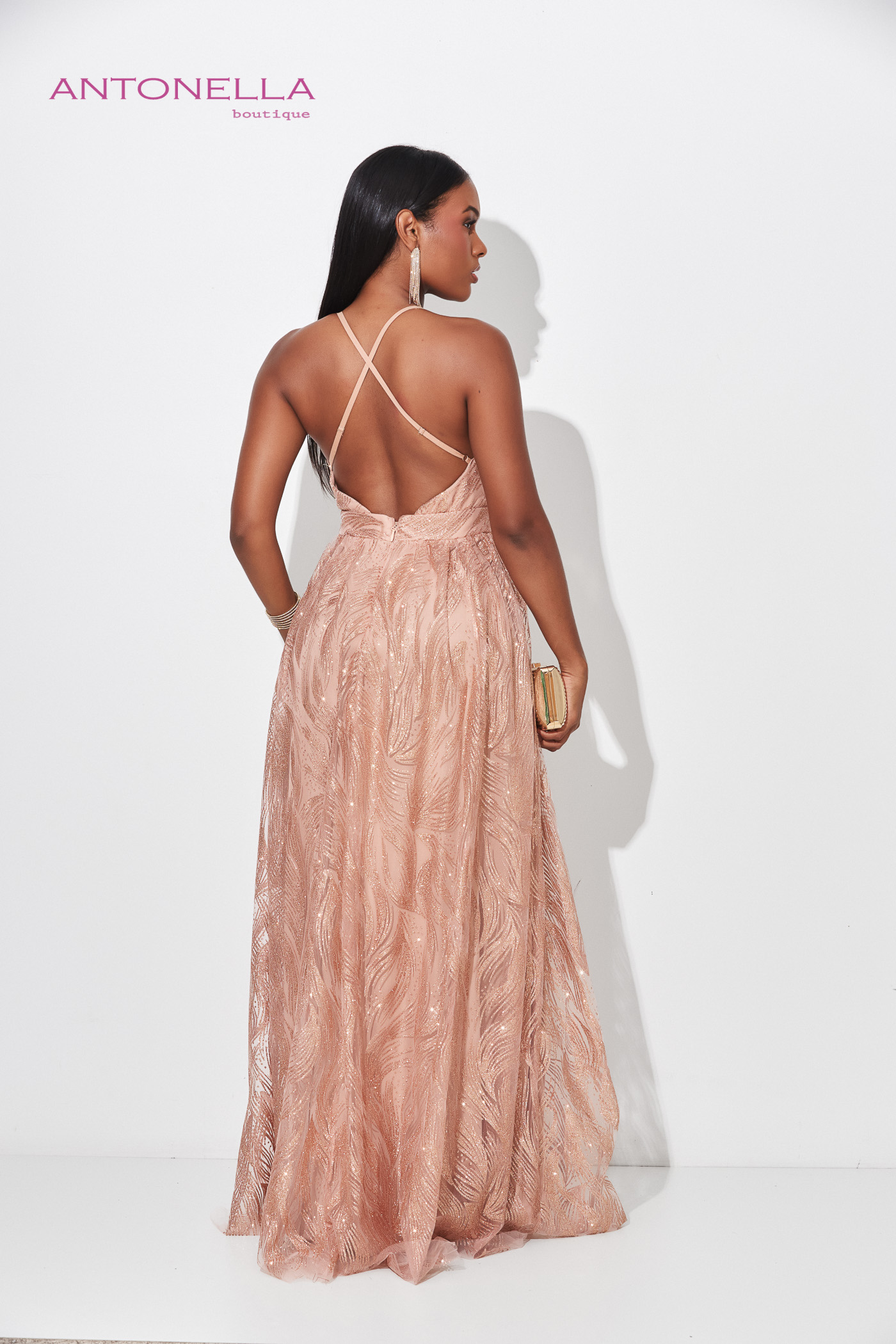 Vestido Gala Rossgold Brillo – foto 4