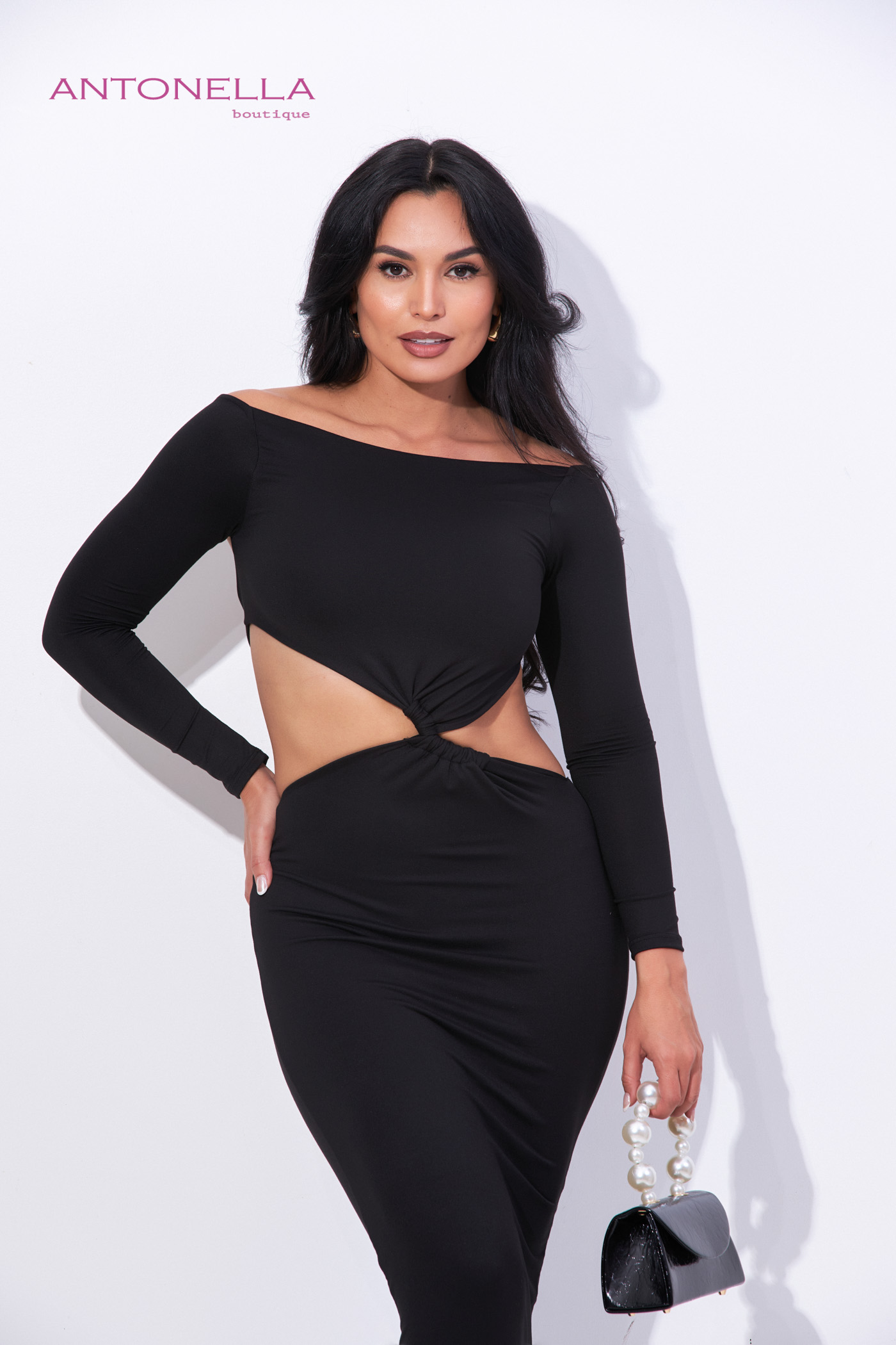 Vestido Gala Negro Licrado – foto 2