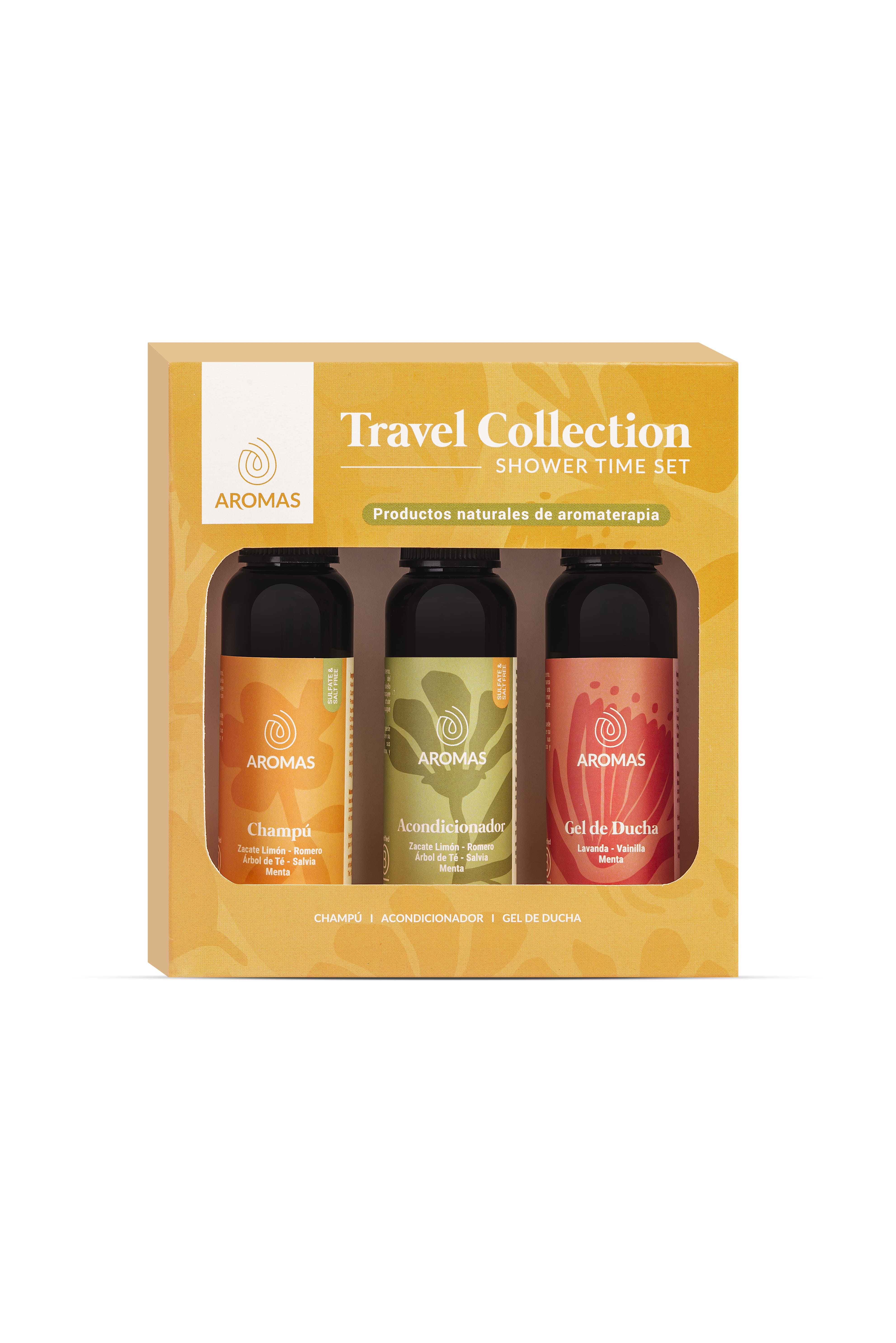 Kit Travel Collection Shower Time (Acondicionador, Champu, Gel de ducha 60)