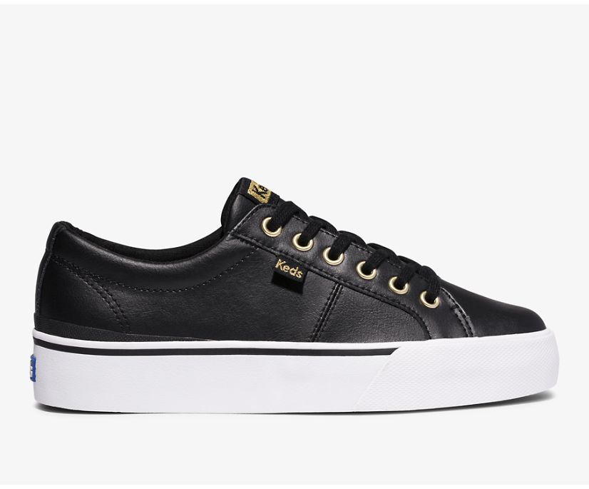 Keds Tenis de Punto Acanalado para Mujer, Negro, 5.5 US Keds Tenis de Punto Acanalado para Mujer, Negro, 5.5 US