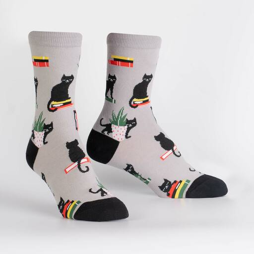 MEDIAS FEMENINO SOCK IT TO ME BOOKED FOR MEOW