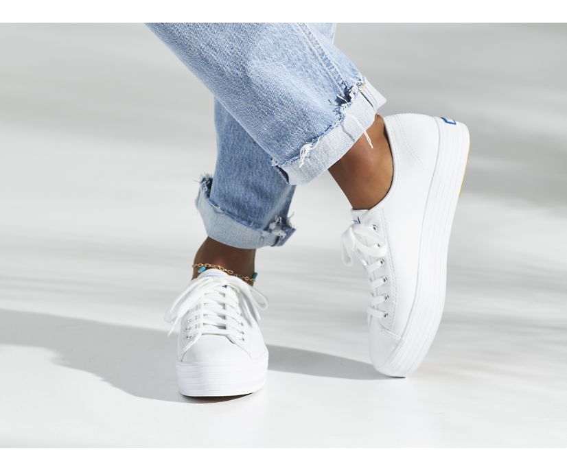 TENIS FEMENINO KEDS TRIPLE KICK LEATHER – foto 4