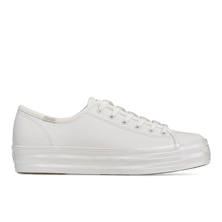 TENIS FEMENINO KEDS TRIPLE KICK LEATHER PEARLIZED – foto 1