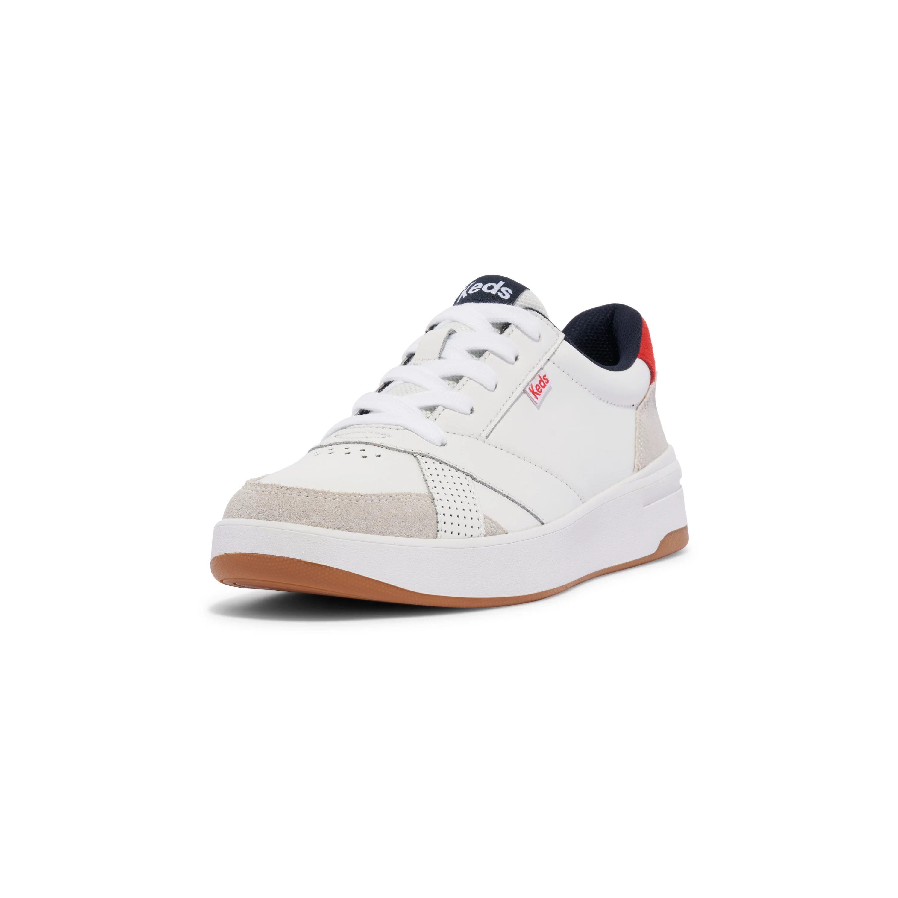 TENIS FEMENINO KEDS THE COURT LEATHER/SUEDE – foto 3
