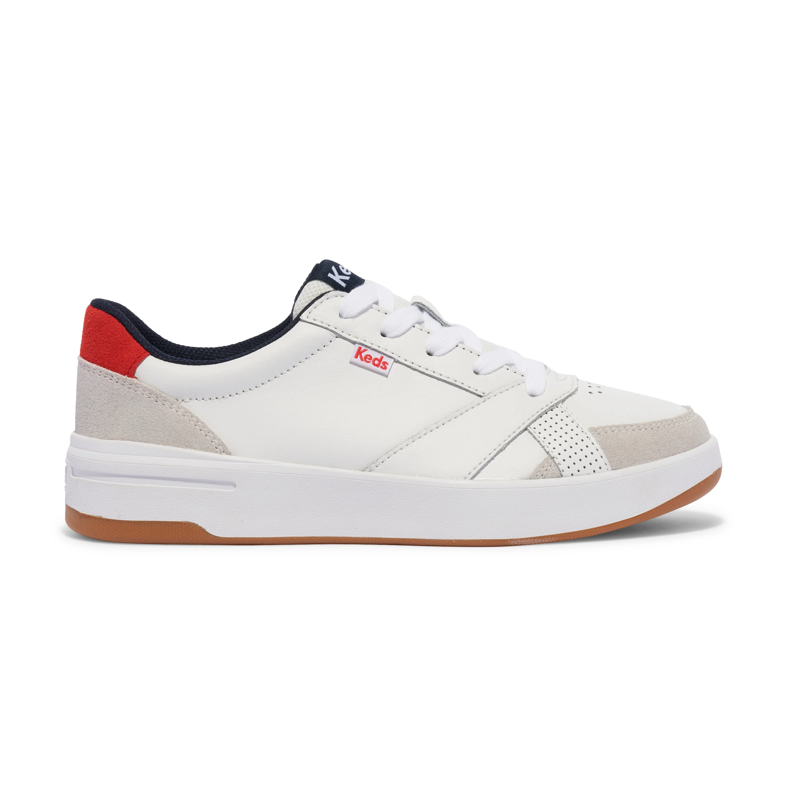 TENIS FEMENINO KEDS THE COURT LEATHER/SUEDE – foto 4