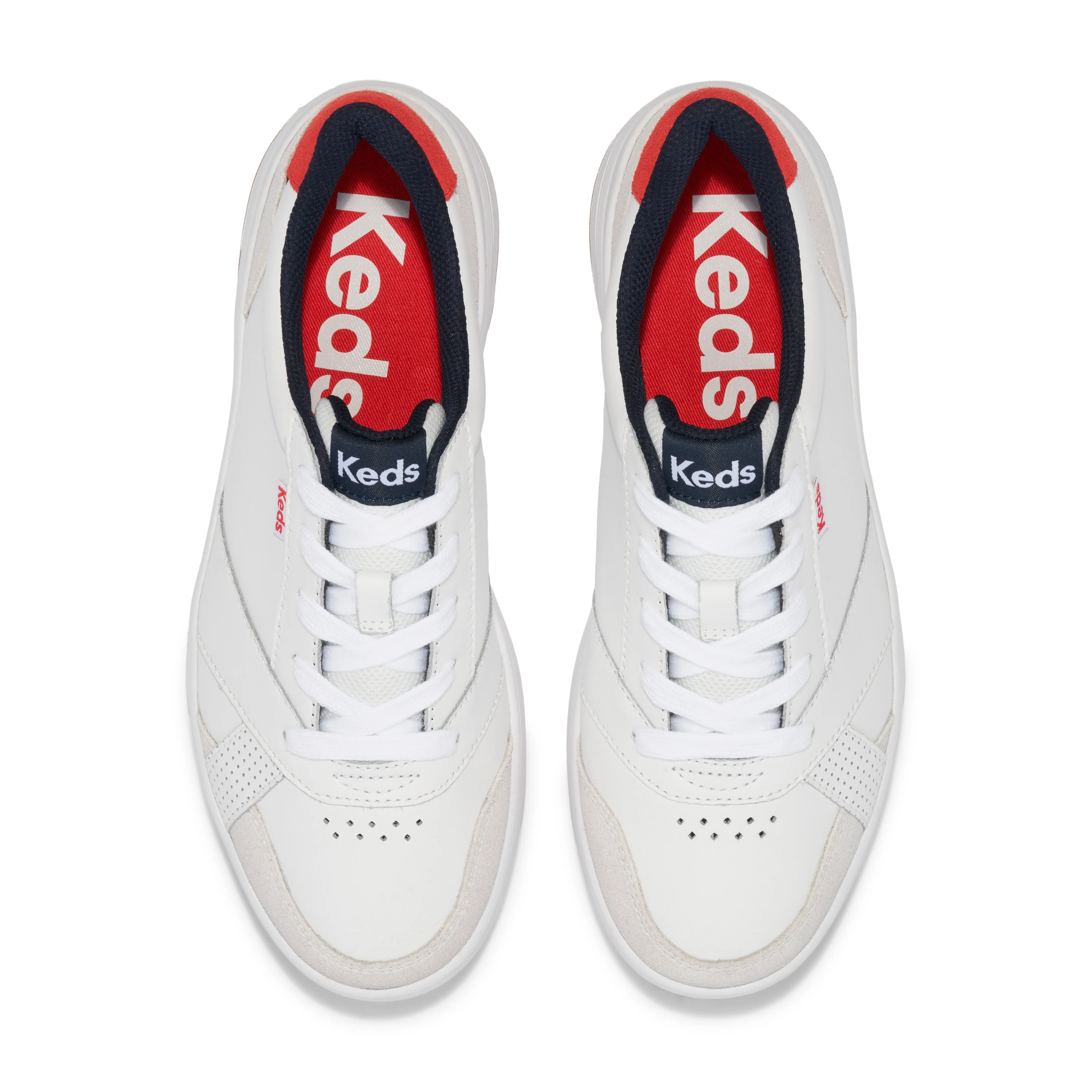 TENIS FEMENINO KEDS THE COURT LEATHER/SUEDE – foto 5