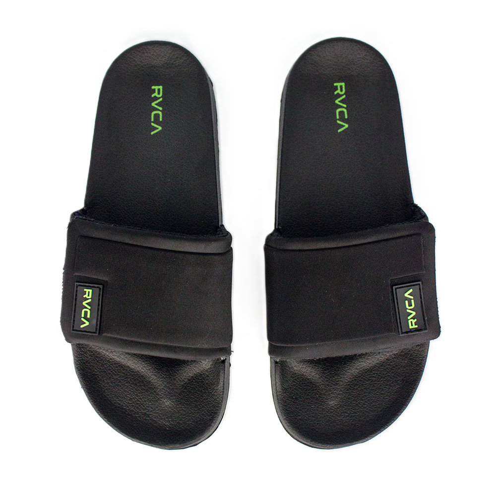 SANDALIAS MASCULINO RVCA VELCRO LOGO SLIDE