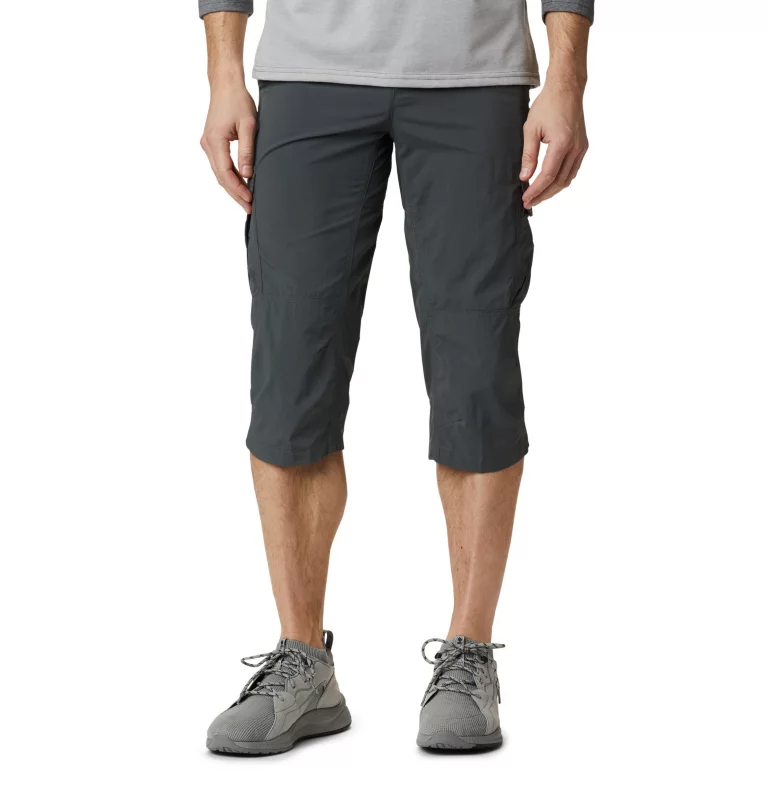 Columbia Pantaloncini da uomo Summerdry con cintura, Niagara/Verde ghiaccio/Golden Nugget, 28W / 12L