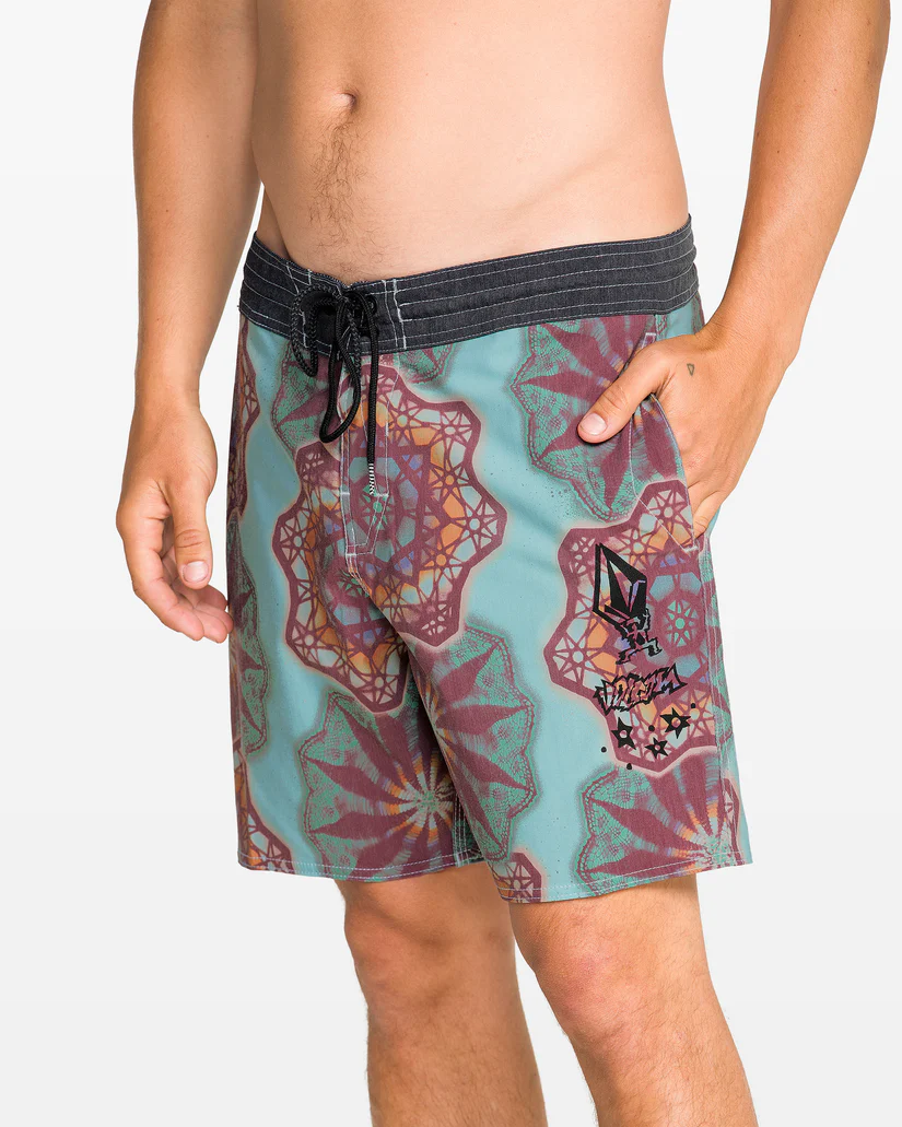 SHORT MASCULINO VOLCOM STAR SHIELDS FA PCS STONEY 18