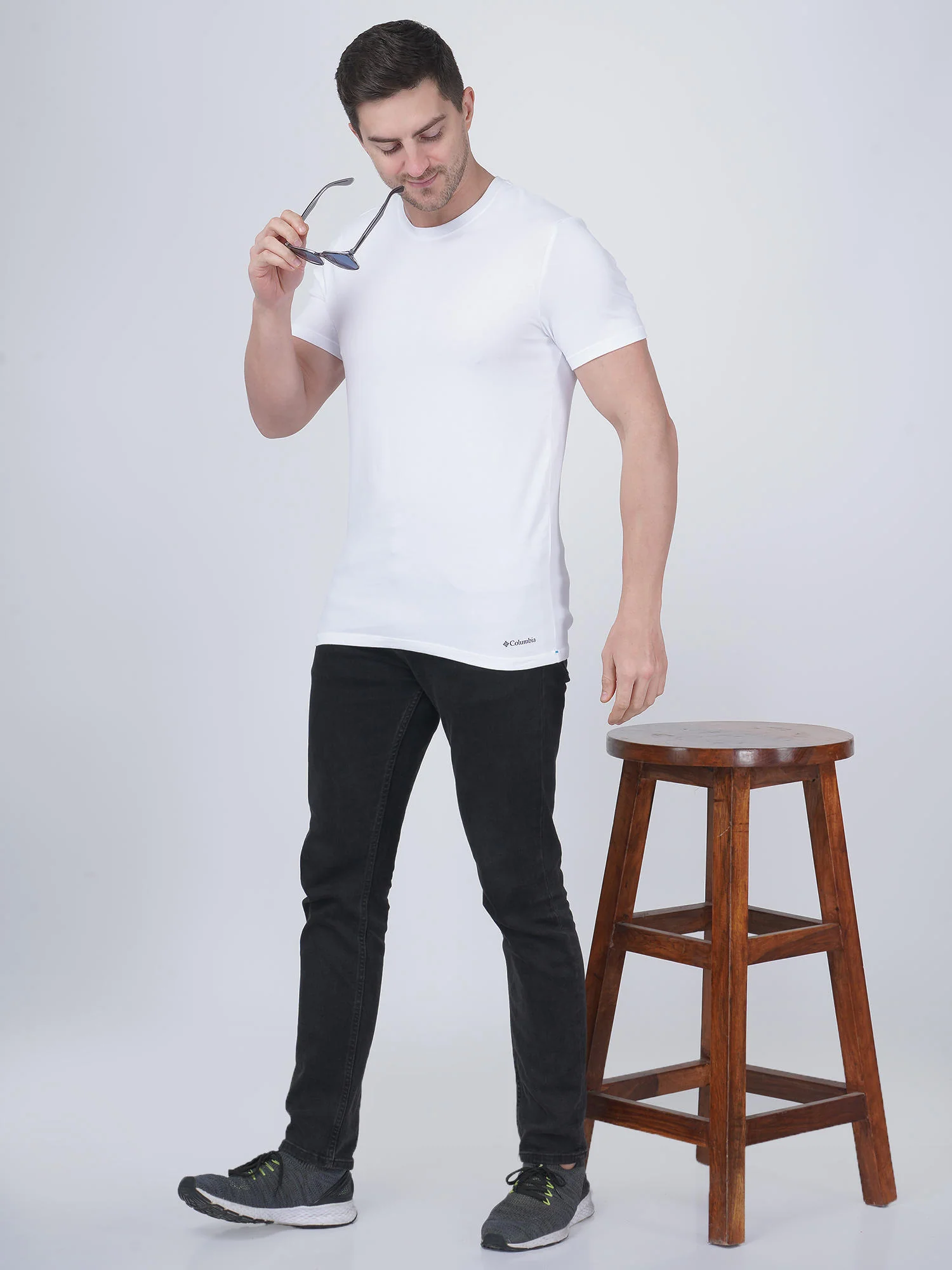 CAMISETA MASCULINO COLUMBIA COTTON CREW-NECK FIT 3 PACK SOLID – foto 4