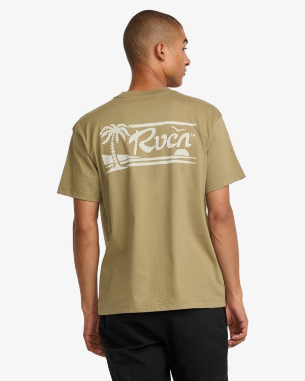 CAMISETA MASCULINO RVCA EXOTICA POCKET – foto 2
