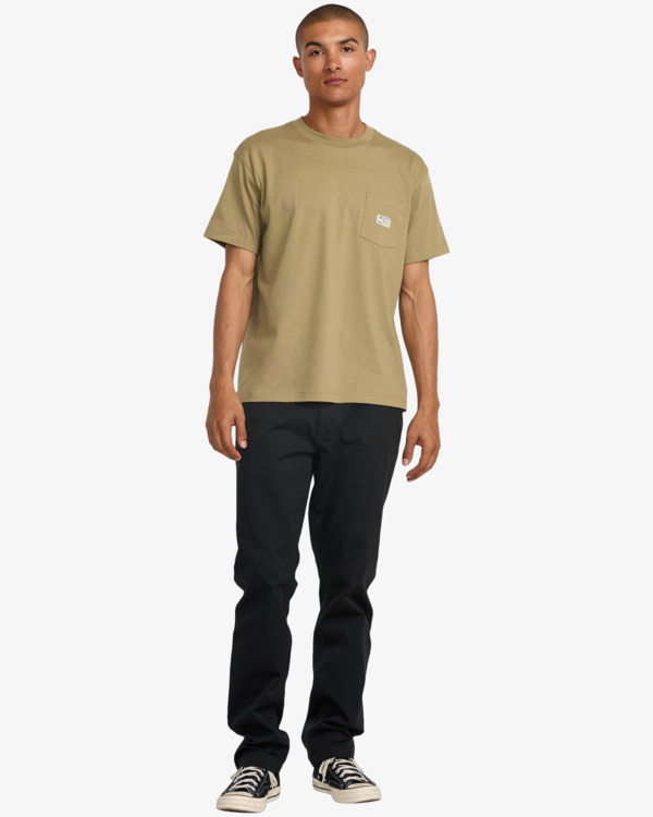 CAMISETA MASCULINO RVCA EXOTICA POCKET – foto 4
