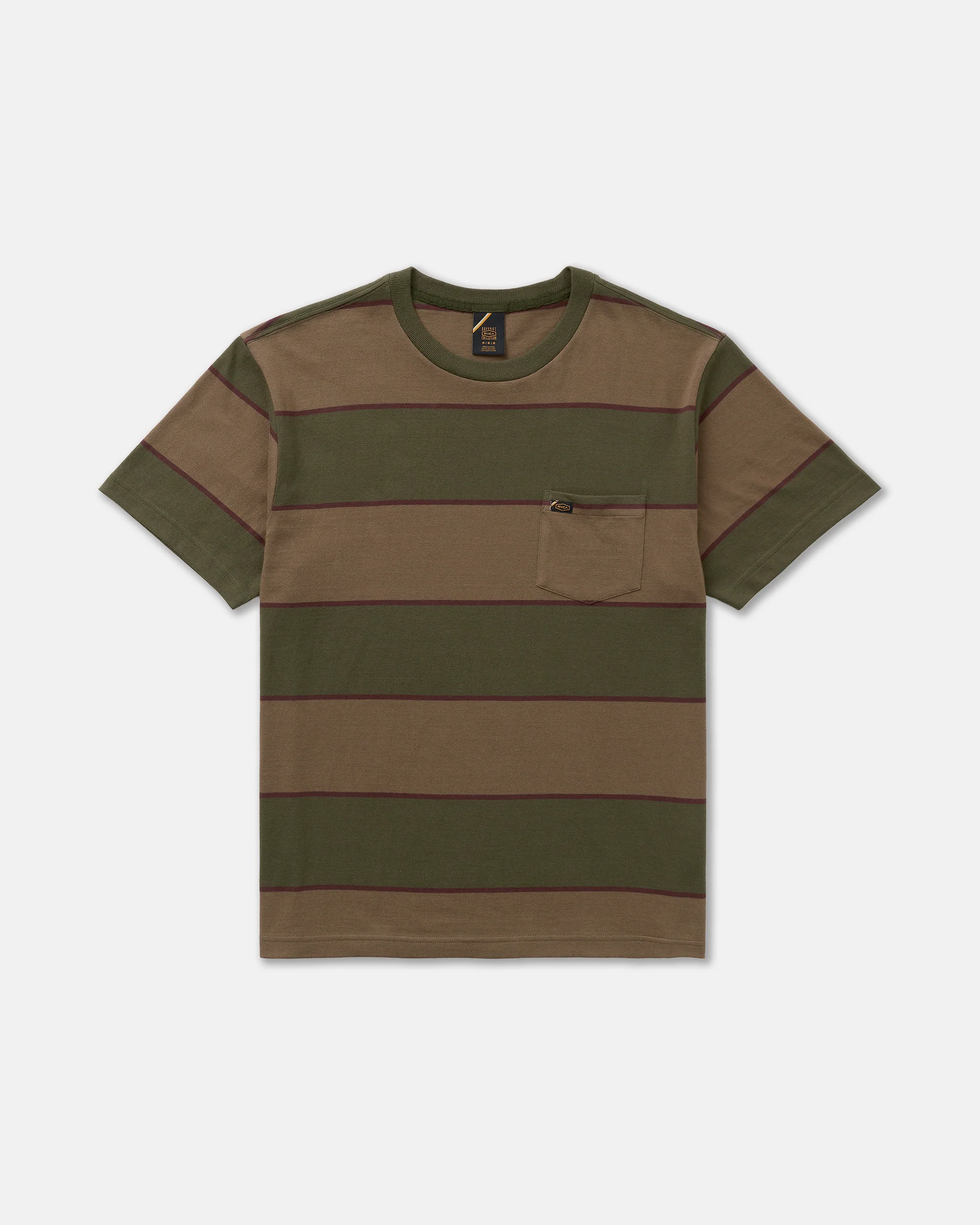 CAMISETA MASCULINO RVCA DAYSHIFT STRIPE – foto 6