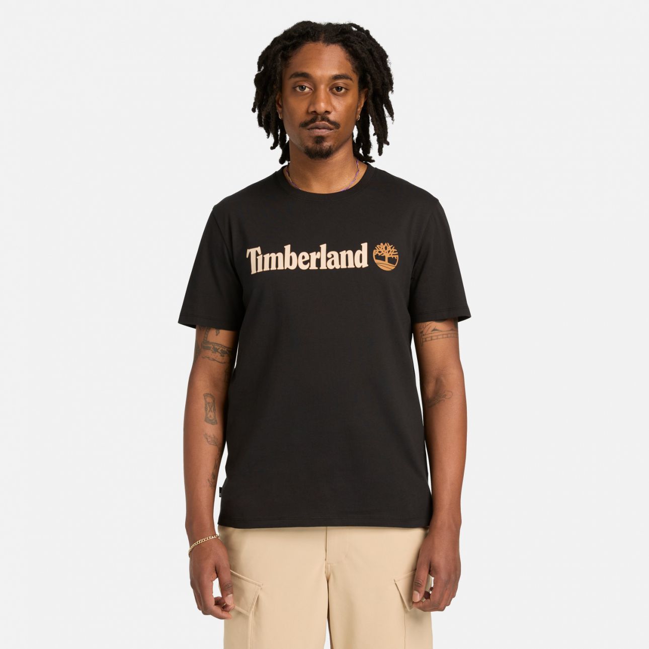 CAMISETA MASCULINO TIMBERLAND LINEAR LOGO
