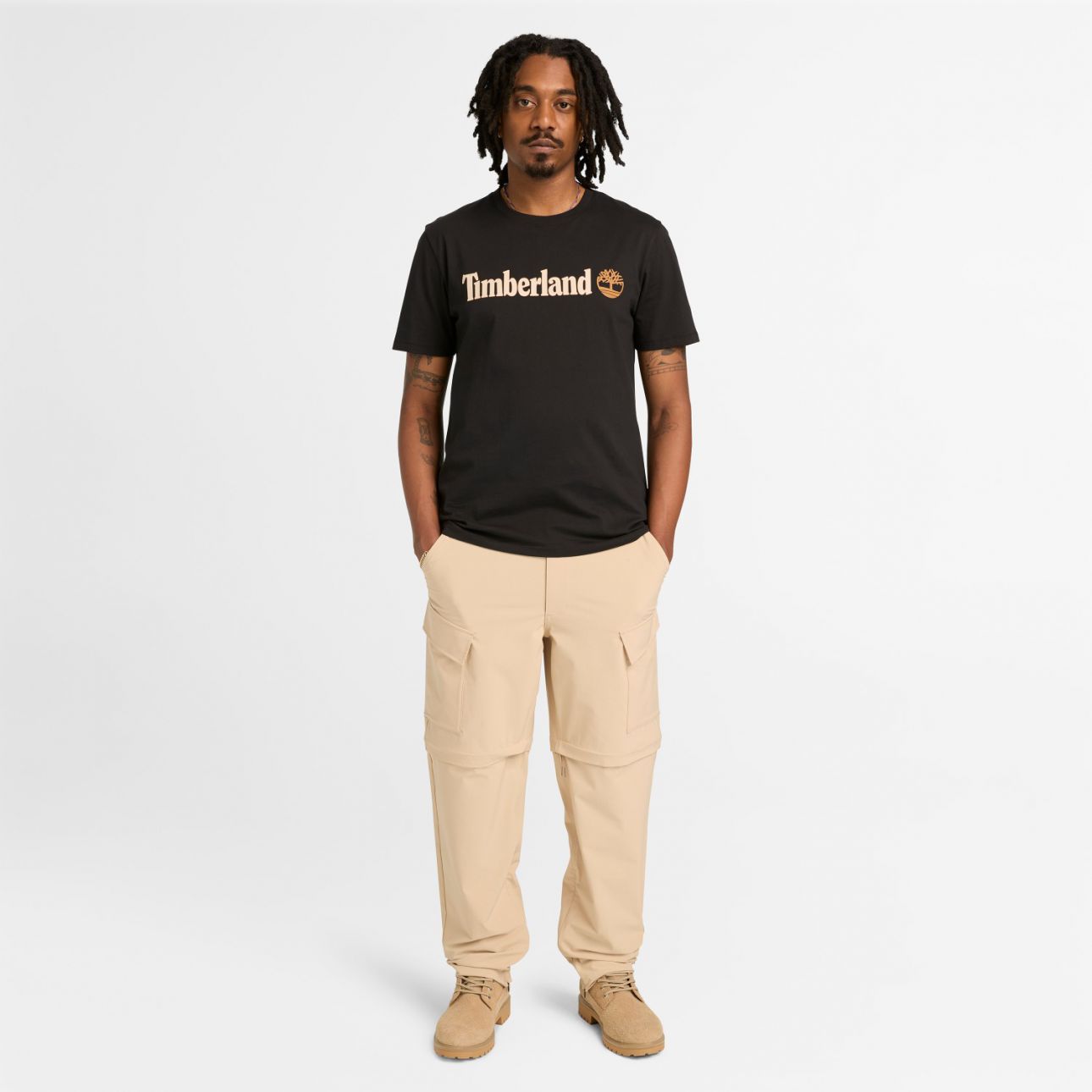 CAMISETA MASCULINO TIMBERLAND LINEAR LOGO