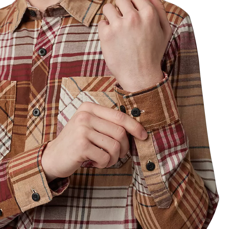 CAMISA MASCULINO FOX LFS TURNOUTS UTILITY FLANNEL – foto 3