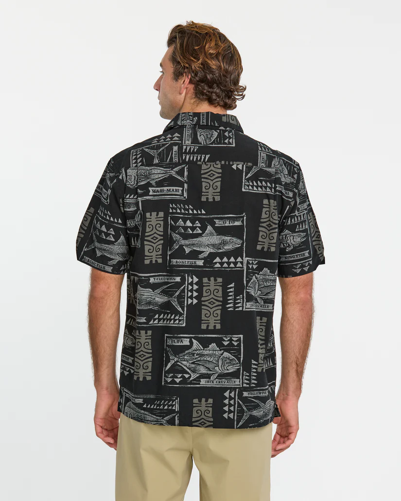 CAMISA MASCULINO QUIKSILVER BLOCK FISH
