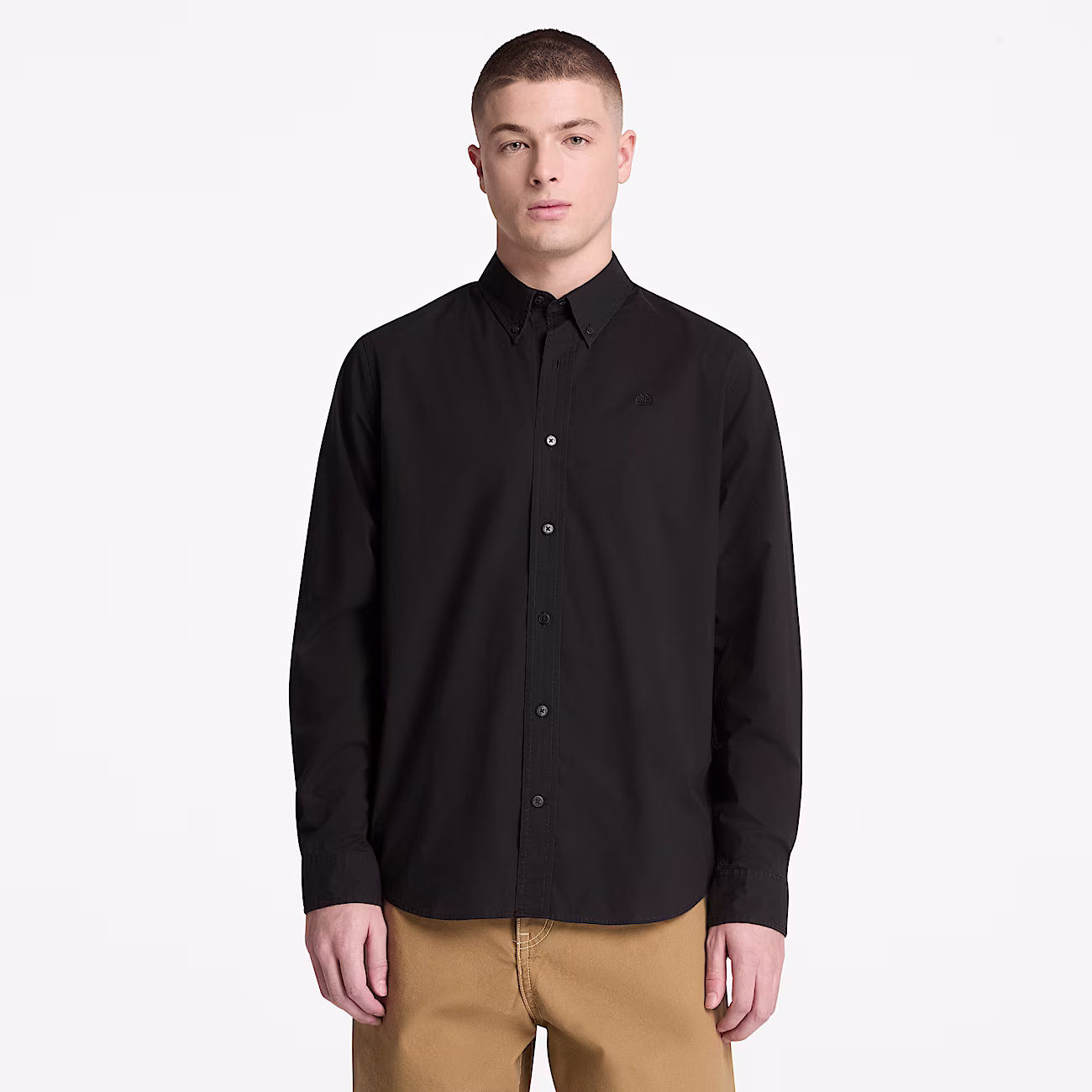 CAMISA MASCULINO TIMBERLAND LONG SLEEVE STRETCH POPLIN SHIRT