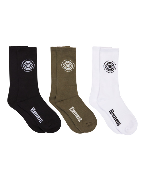 MEDIAS MASCULINO ELEMENT ICON 3PK – foto 1