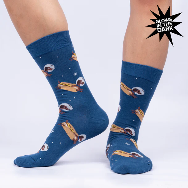 MEDIAS MASCULINO SOCK IT TO ME WEINER DOGS IN SPACE