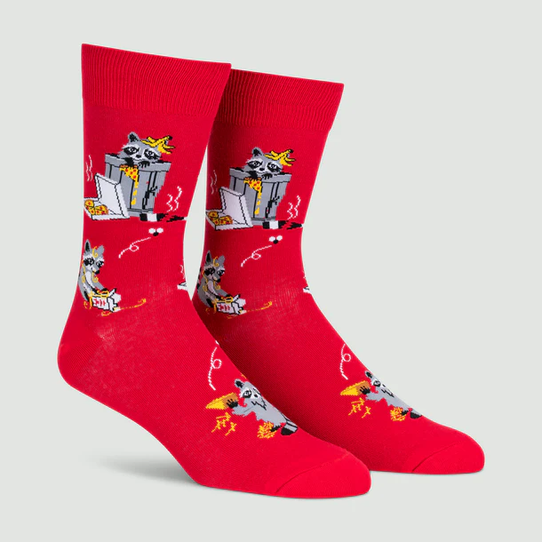 MEDIAS MASCULINO SOCK IT TO ME TRASH PANDAS – foto 1