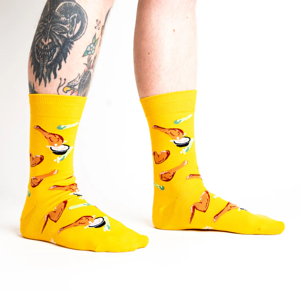 MEDIAS MASCULINO SOCK IT TO ME SPREAD YOUR WINGS AND FRY – foto 1