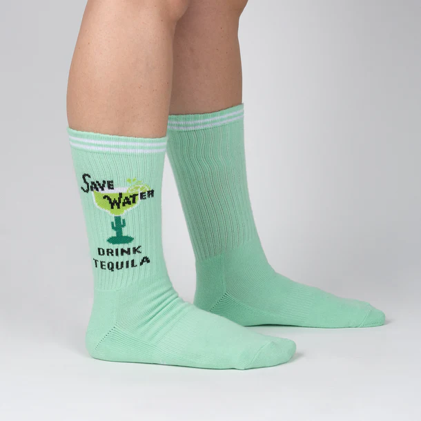 MEDIAS MASCULINO SOCK IT TO ME SAVE WATER, DRINK TEQUILA – foto 1