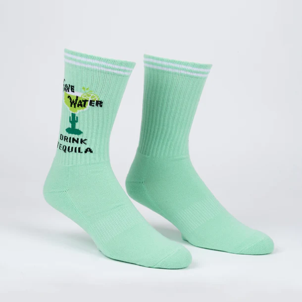 MEDIAS MASCULINO SOCK IT TO ME SAVE WATER, DRINK TEQUILA – foto 3