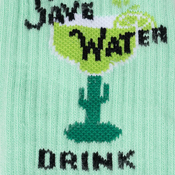 MEDIAS MASCULINO SOCK IT TO ME SAVE WATER, DRINK TEQUILA – foto 4